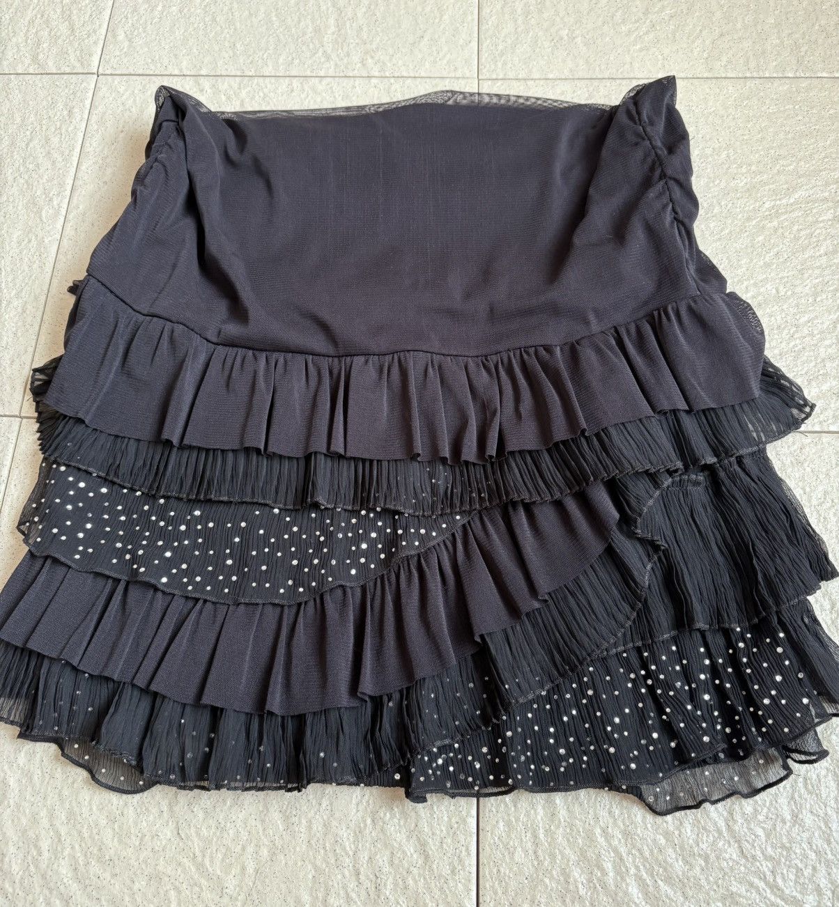 Blumarine Miss Blumarine Black Sleeveless Dress Ruffle Hem Size 14 Size XL / US 12-14 / IT 48-50 - 7 Thumbnail