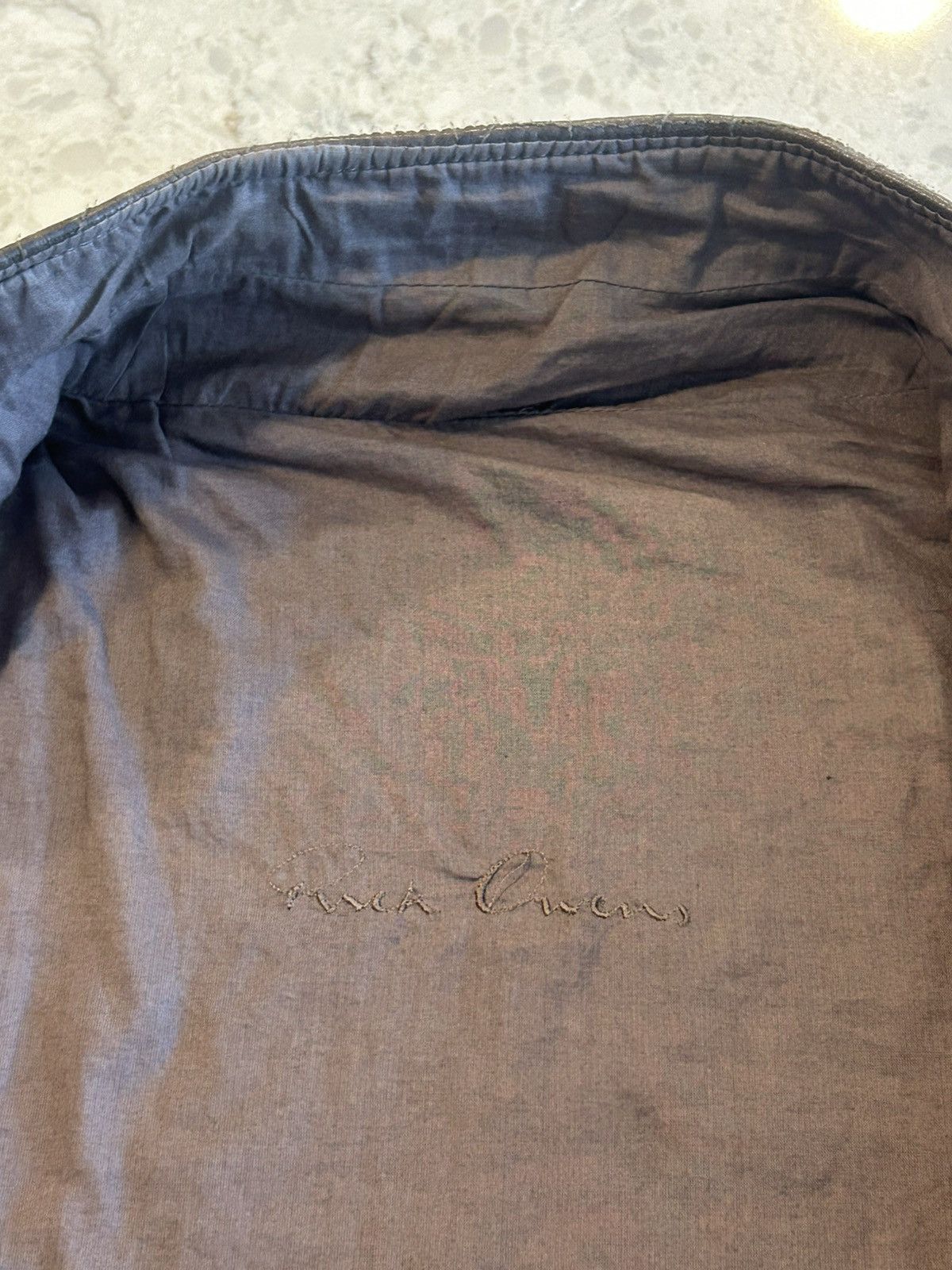 Rick Owens Rick Owens F/W 05 "MOOG" Heavy Lamb Leather Biker Jacket Size US XL / EU 56 / 4 - 17 Thumbnail