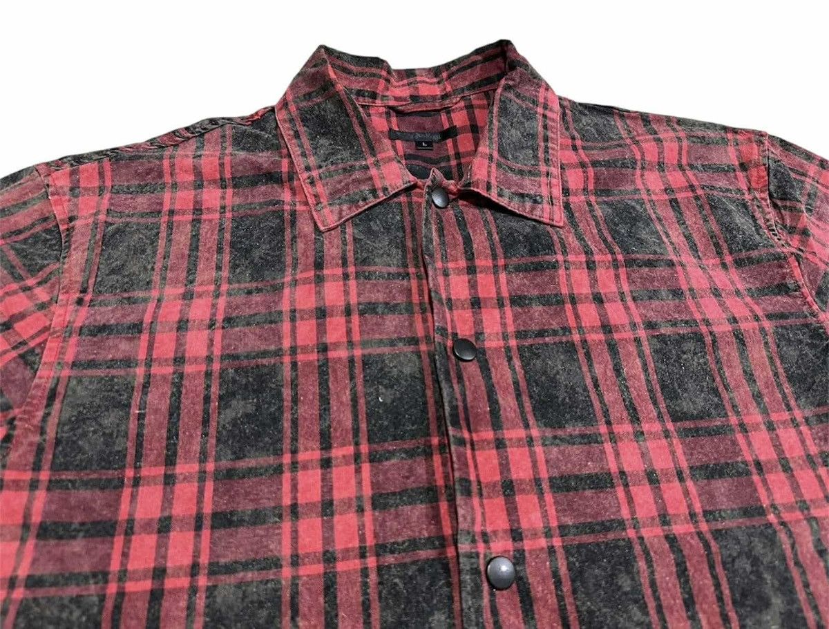 Hysteric Glamour × If Six Was Nine × Japanese Brand 🔥Sick Y2K Bike Star Dust Flannel Shirt Punk Size US L / EU 52-54 / 3 - 5 Thumbnail