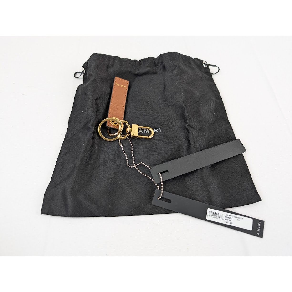 Amiri o1rshd1 Q:3 / Size: OS / Nappa Tao Keychain in Brown Size ONE SIZE - 11 Thumbnail