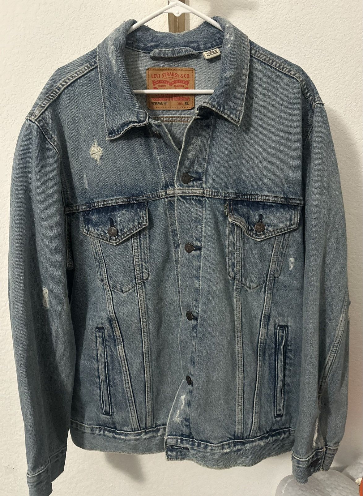 Levi's Vintage Clothing Levi Denim Jacket Size US XL / EU 56 / 4 - 1 Thumbnail