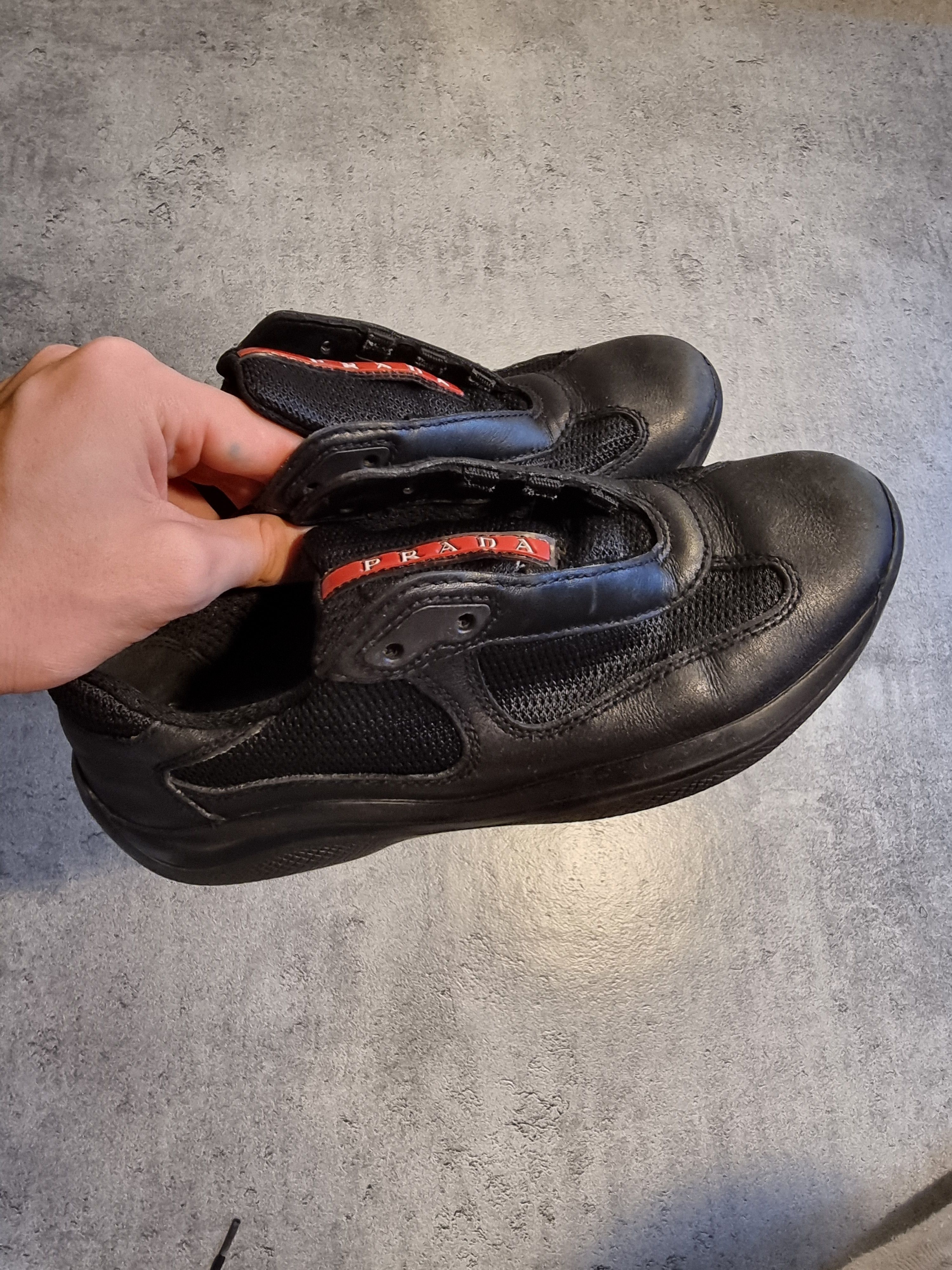 Prada Prada leather trainers Size US 5 / IT 35 - 1 Thumbnail
