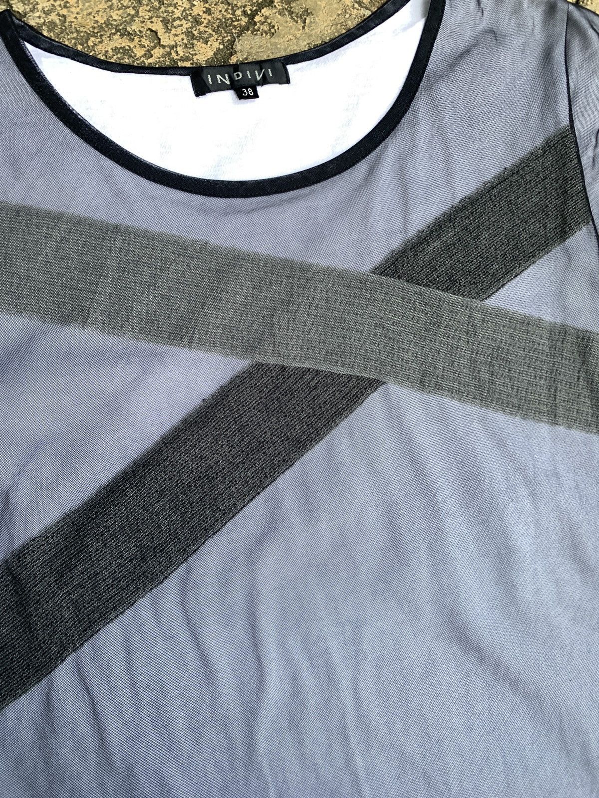 Japanese Brand × Vintage y2k Indivi Japan Double Layer Mesh Tee Size S / US 4 / IT 40 - 3 Thumbnail