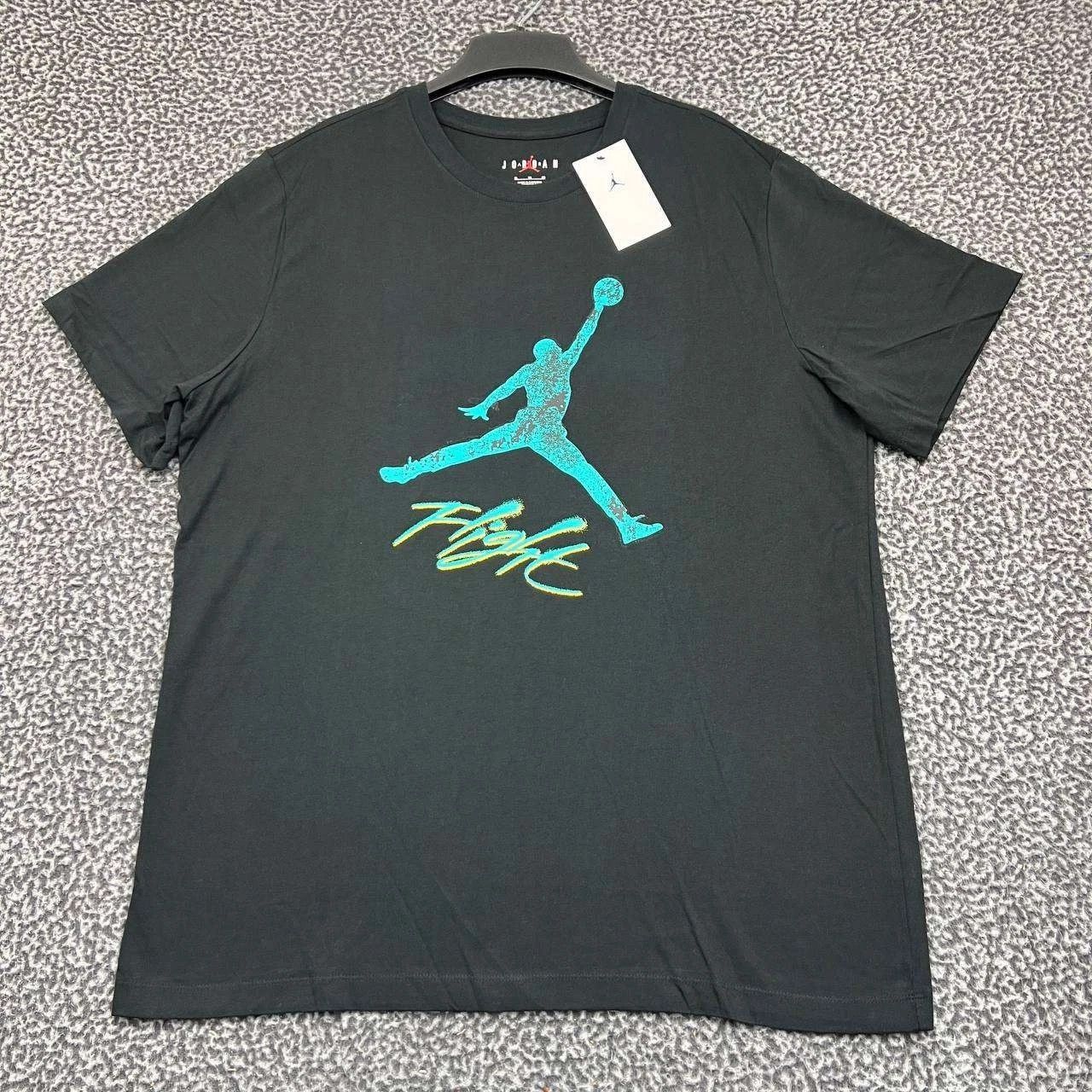 Jordan Brand Air Jordan Flight Shirt Men XL Short Sleeve Crew Neck Cotton Size US XL / EU 56 / 4 - 1 Thumbnail