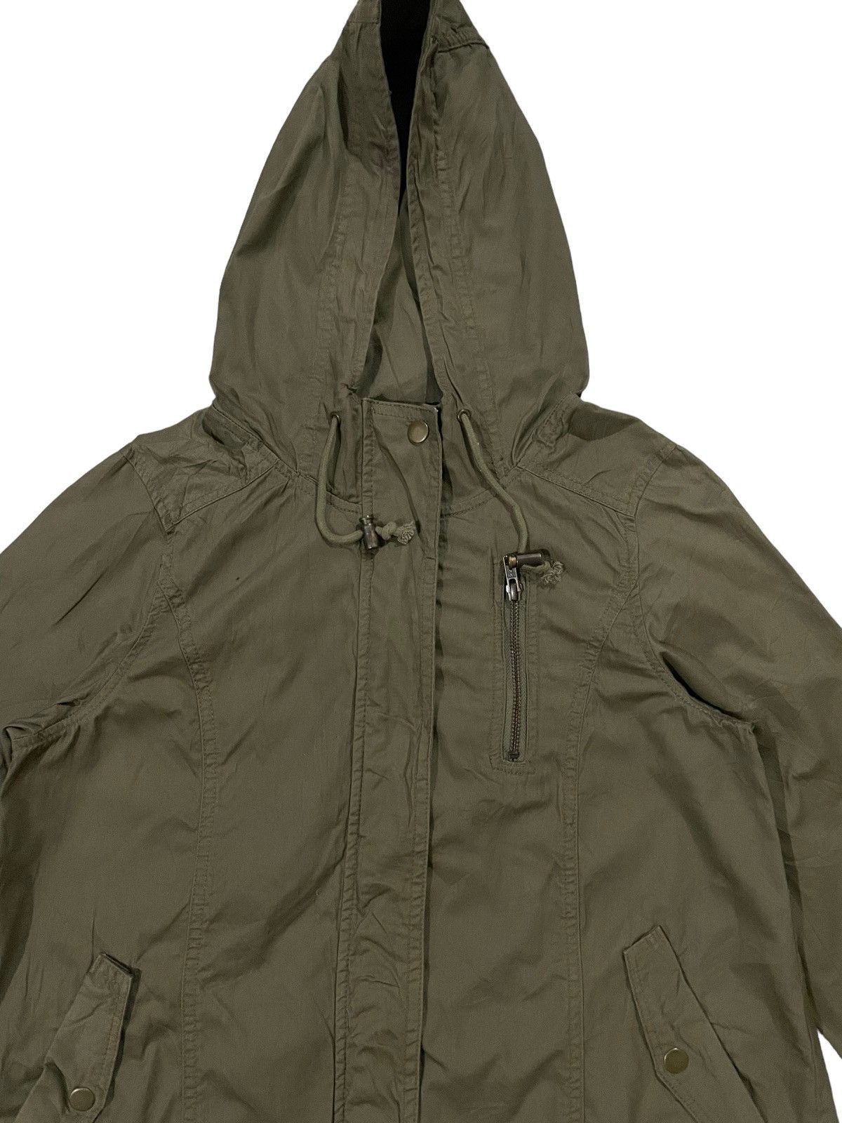 Japanese Brand Vintage COLZA Zipped Hooded Parka Punk Jacket Size US M / EU 48-50 / 2 - 6 Thumbnail