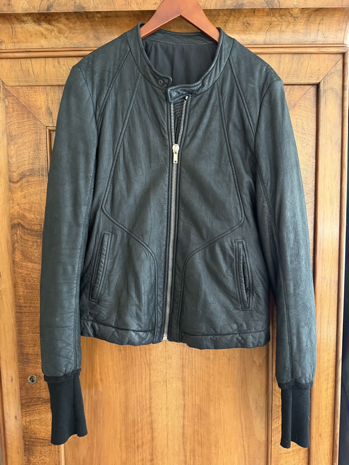 Rick Owens Vintage Rick Owens Leather Jacket Size US M / EU 48-50 / 2 - 2 Thumbnail