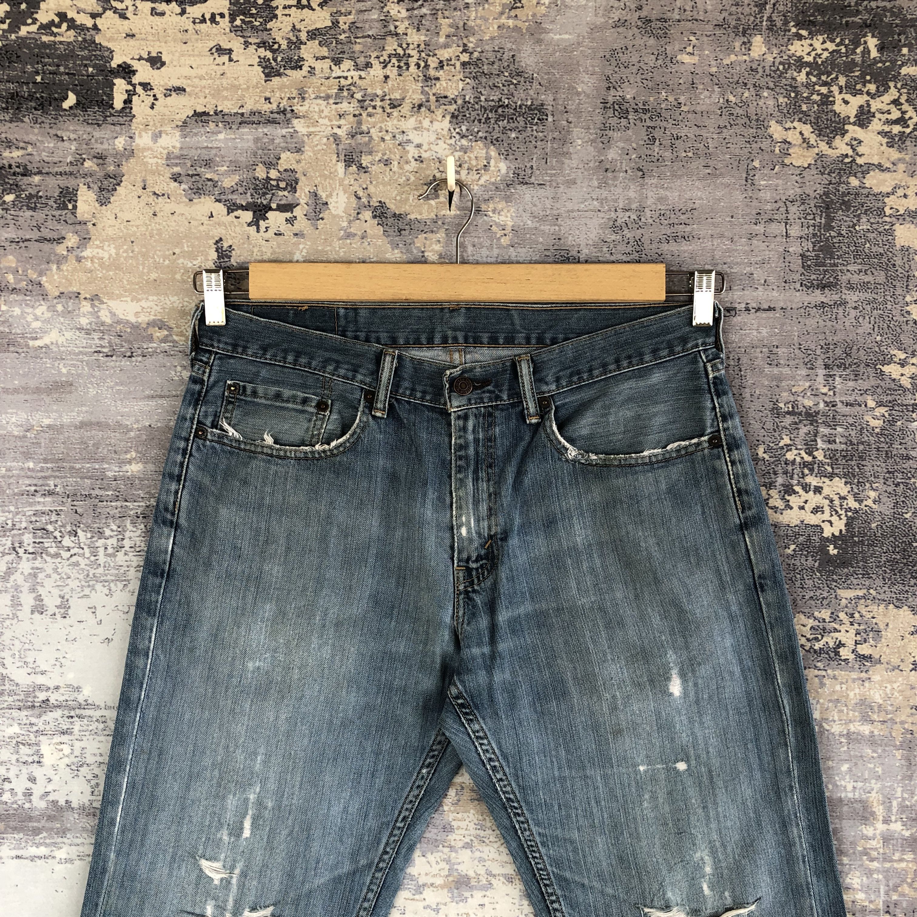Levi's Vintage Levis 559 Baggy Jeans Levi's Distressed Faded Denim Size US 34 / EU 50 - 3 Thumbnail