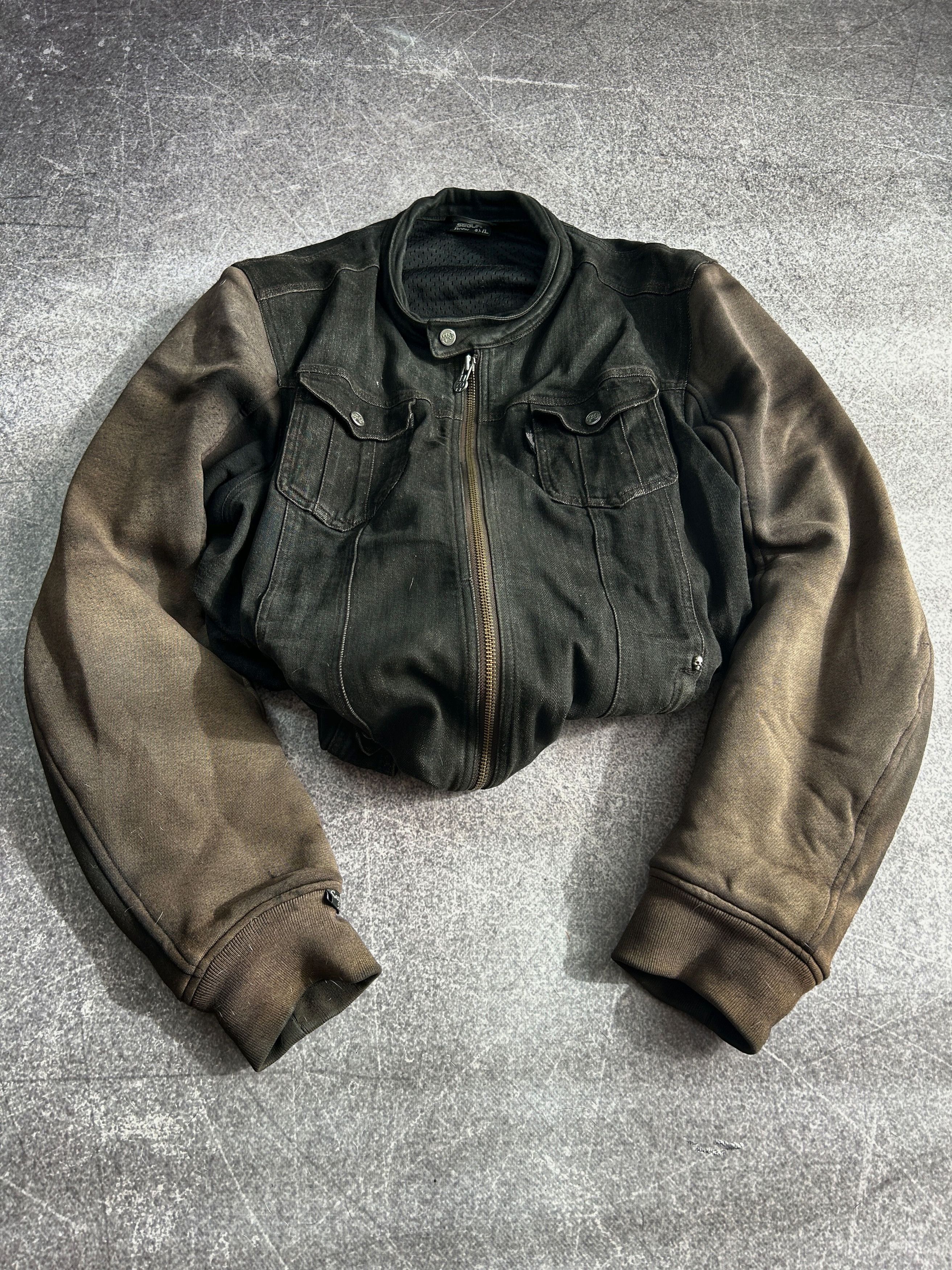 Vintage Dragon Embroidered Denim Jacket Japanese Style Black Size US XL / EU 56 / 4 - 2 Thumbnail