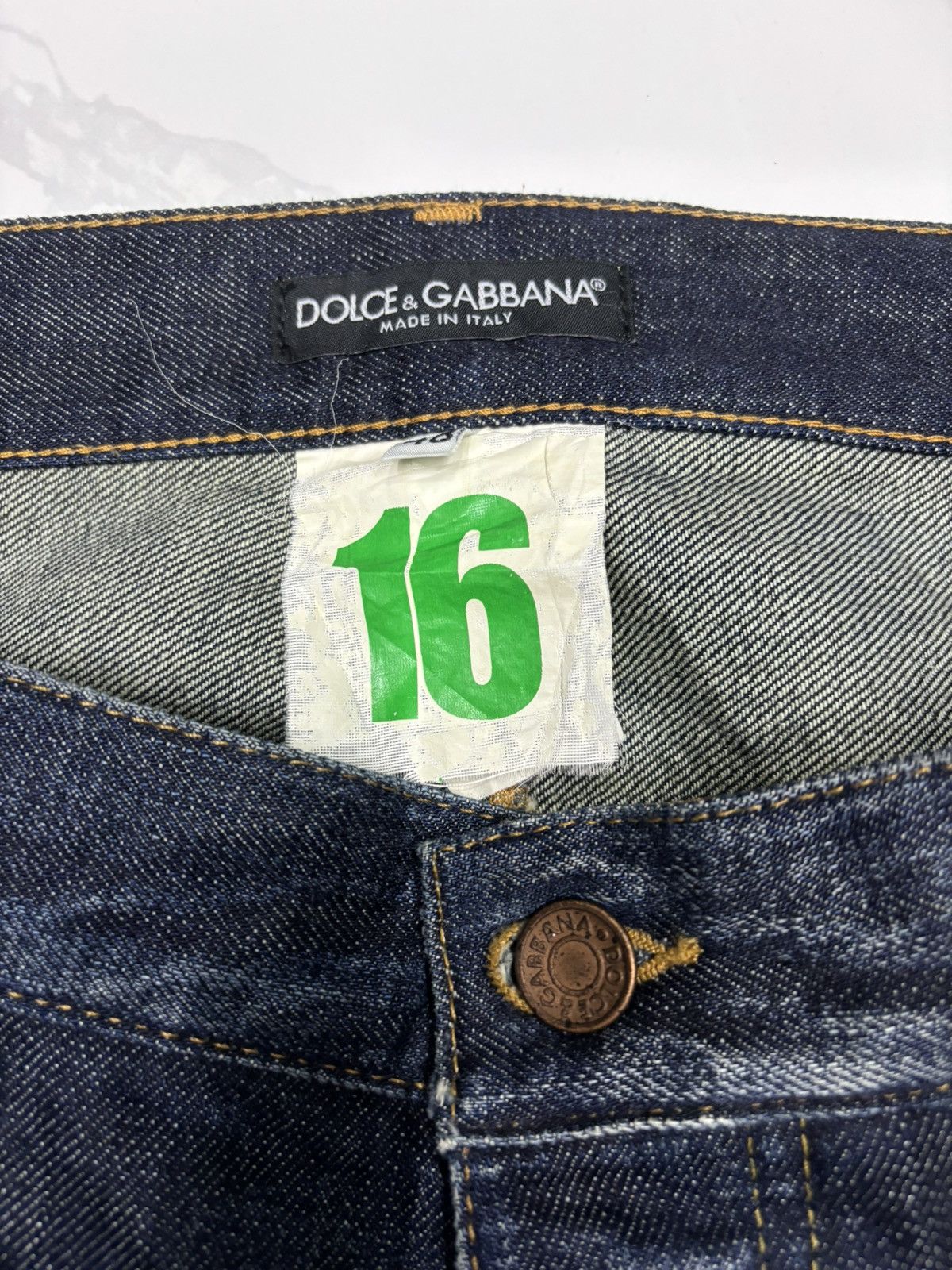 Dolce & Gabbana 🔥DOLCE & GABBANA BLUE DISTRESSED DENIM JEANS Size US 34 / EU 50 - 10 Thumbnail