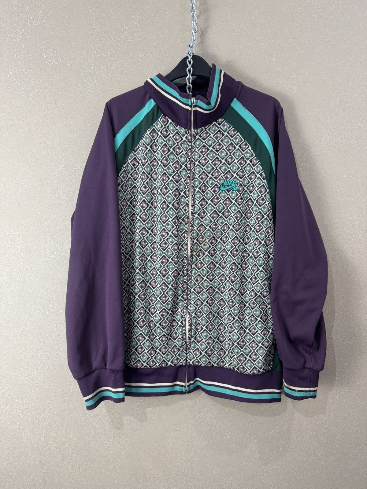 90s Vintage Nike Track Jacket Middle Logo Rare