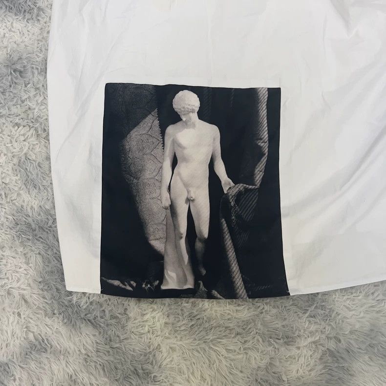 Raf Simons Raf Simons SS17 White Shirt with Graphic-2506 Size US M / EU 48-50 / 2 - 3 Thumbnail