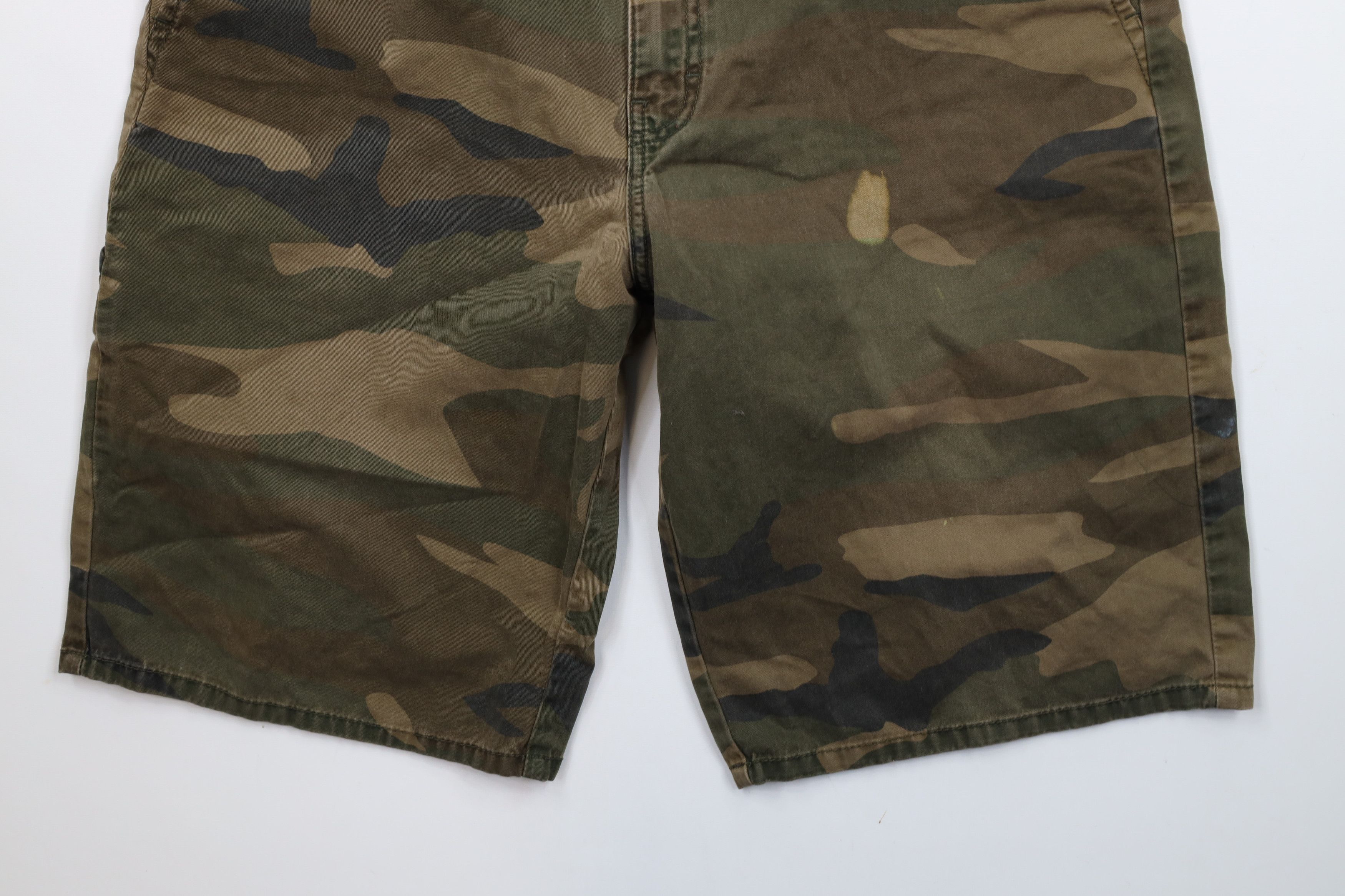 Dickies × Vintage Vintage Dickies Spell Out Camouflage Chino Shorts Cotton Size US 36 / EU 52 - 4 Thumbnail