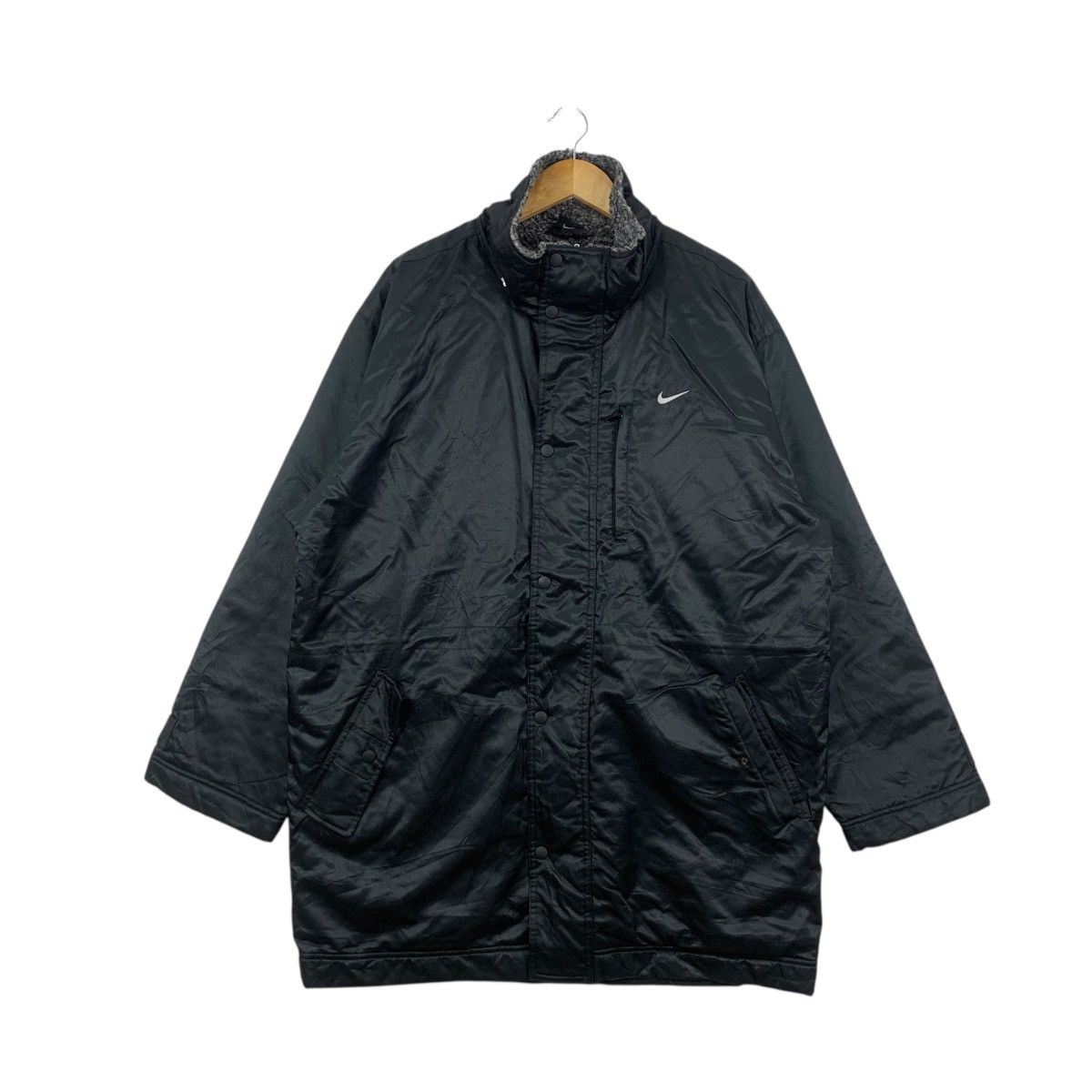 Nike Vintage NIKE SHEARLING Wind Proof Water Repellent Coach Size US L / EU 52-54 / 3 - 1 Thumbnail