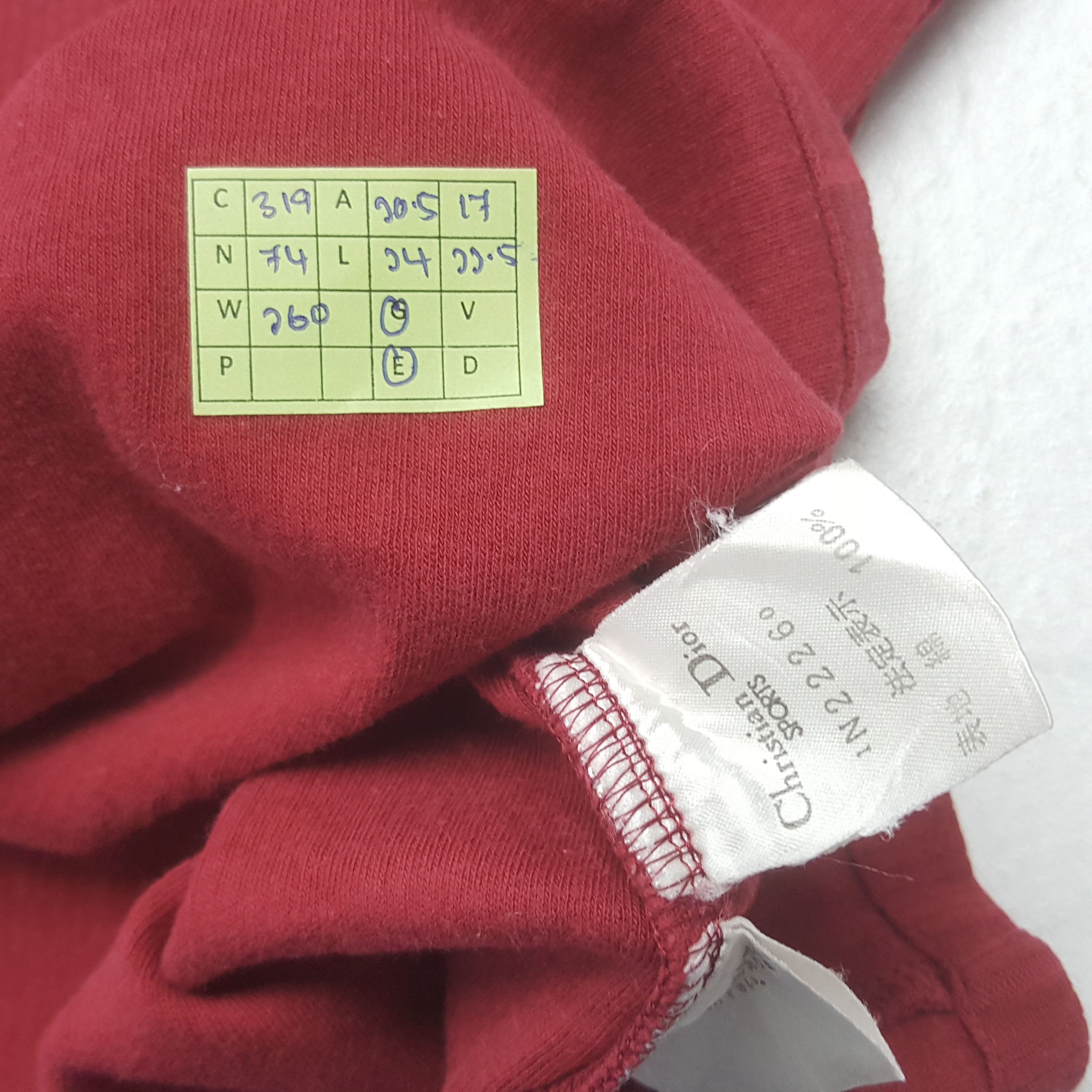 Dior Vintage Christian Dior Sports Designer Tshirt C319N74 Size US M / EU 48-50 / 2 - 6 Thumbnail