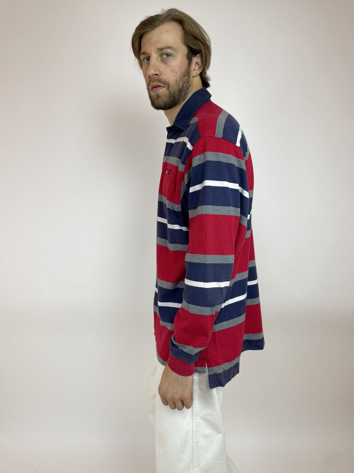 Other GANT USA SPORT Rugby striped polo long sleeve Mens size XL Size US L / EU 52-54 / 3 - 10 Thumbnail