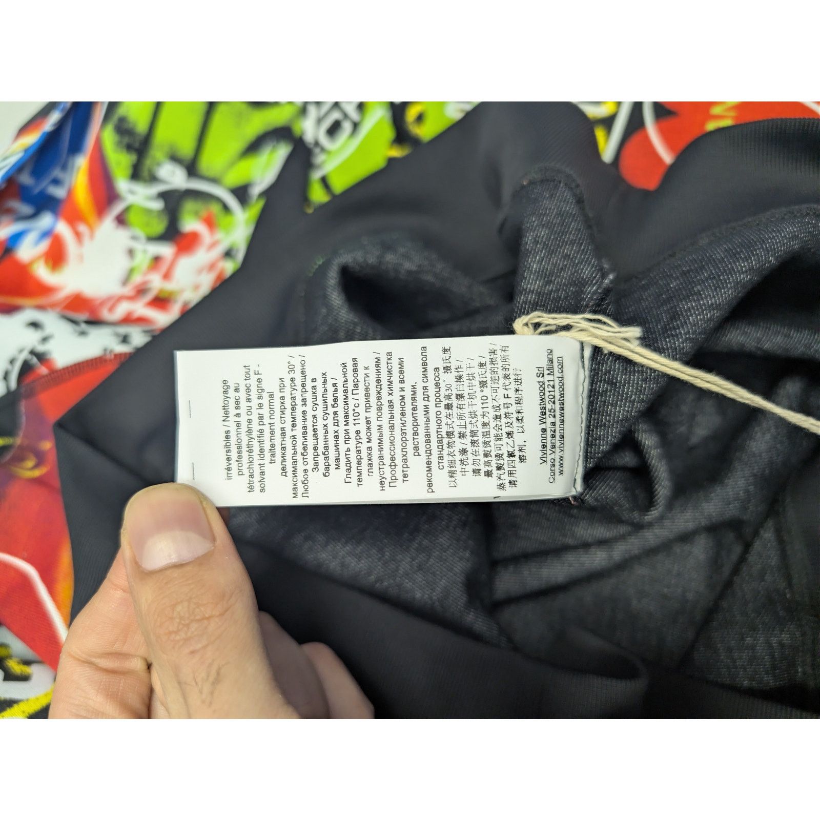 Vivienne Westwood o1rshd1 Organic Cotton Crewneck Graffiti Print Sweater Size US M / EU 48-50 / 2 - 21 Thumbnail