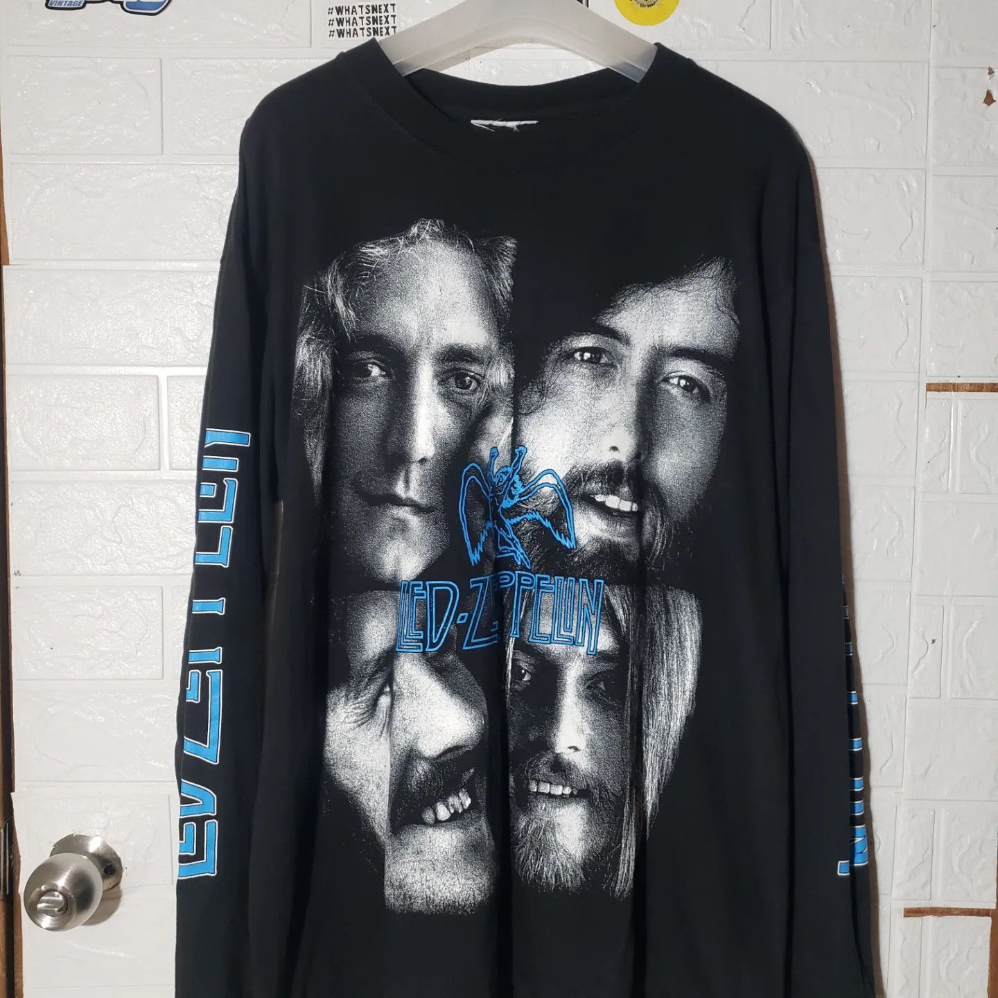 Vintage VINTAGE RARE LED ZEPPELIN LONG SLEEVE Size US L / EU 52-54 / 3 - 1 Thumbnail