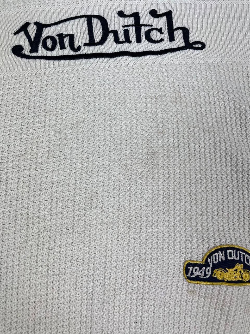 Von Dutch Vintage Von Dutch Big Logo Knit Sweater 90s Size US L / EU 52-54 / 3 - 10 Thumbnail