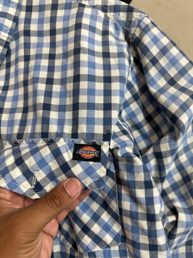 Dickies × Vintage DICKIES CHECKERED BUTTON UP SHIRT Size US XXL / EU 58 / 5 - 3 Thumbnail