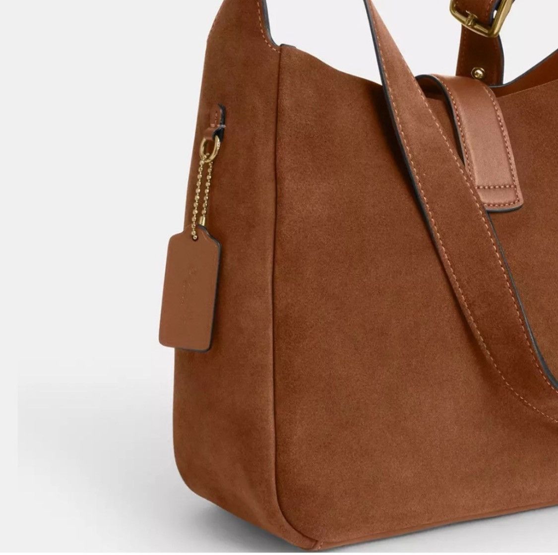 Coach NWT COACH Hadley Convertible Crossbody Bag In Suede Size ONE SIZE - 3 Thumbnail