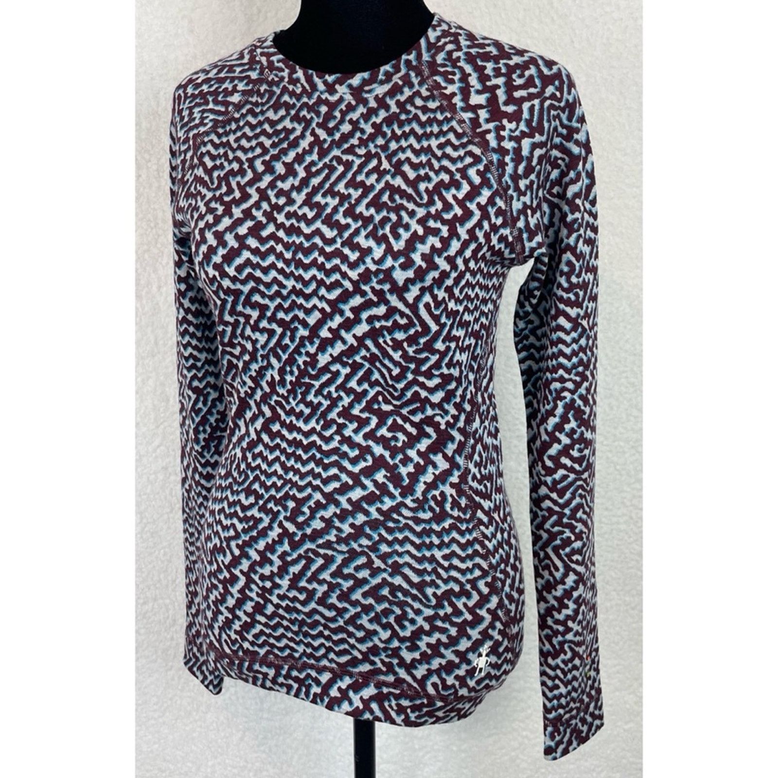 Smartwool SMARTWOOL • Thermal Merino 250 Long Sleeve Crew Base Layer Size XS / US 0-2 / IT 36-38 - 4 Thumbnail