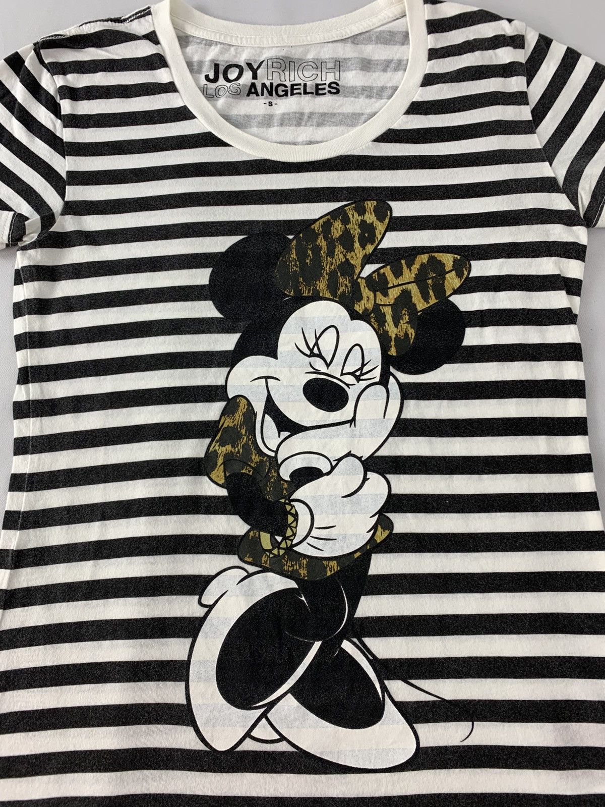 Mickey Mouse Joy Rich Los Angeles Minnie Mouse Striped Tee Tshirt Size S / US 4 / IT 40 - 4 Thumbnail