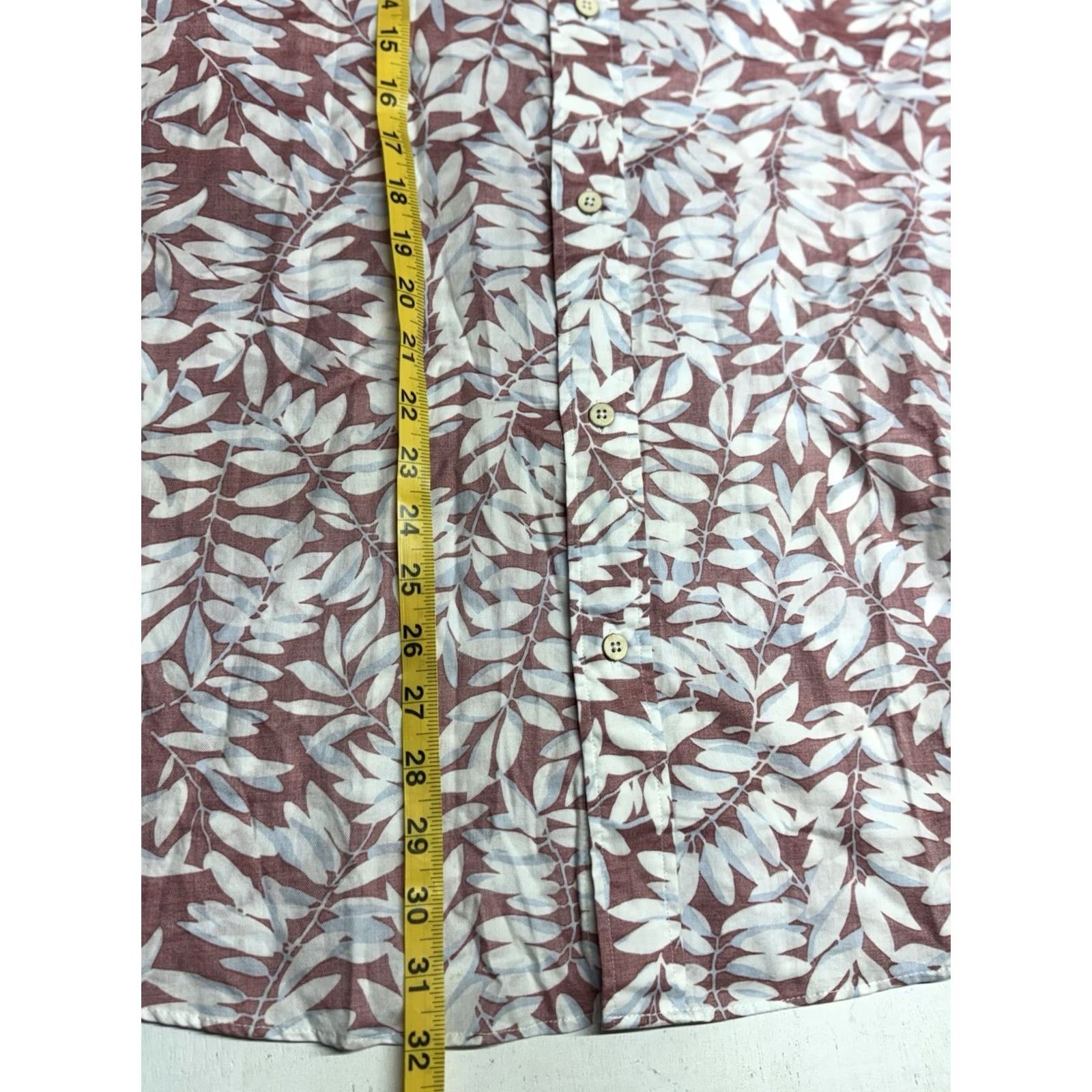 Faherty Faherty Playa Shirt Hawaiian Floral Botanical White Red Cotton Button Down XXL Size US XXL / EU 58 / 5 - 6 Thumbnail