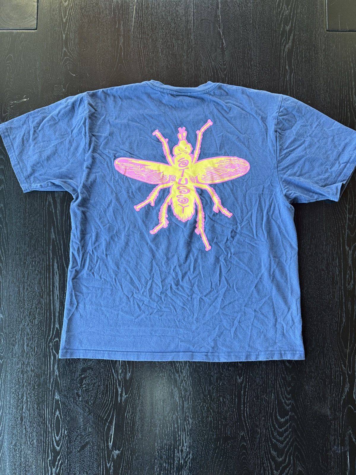 Stussy Stussy Navy Blue Fly T-Shirt Size US L / EU 52-54 / 3 - 2 Thumbnail