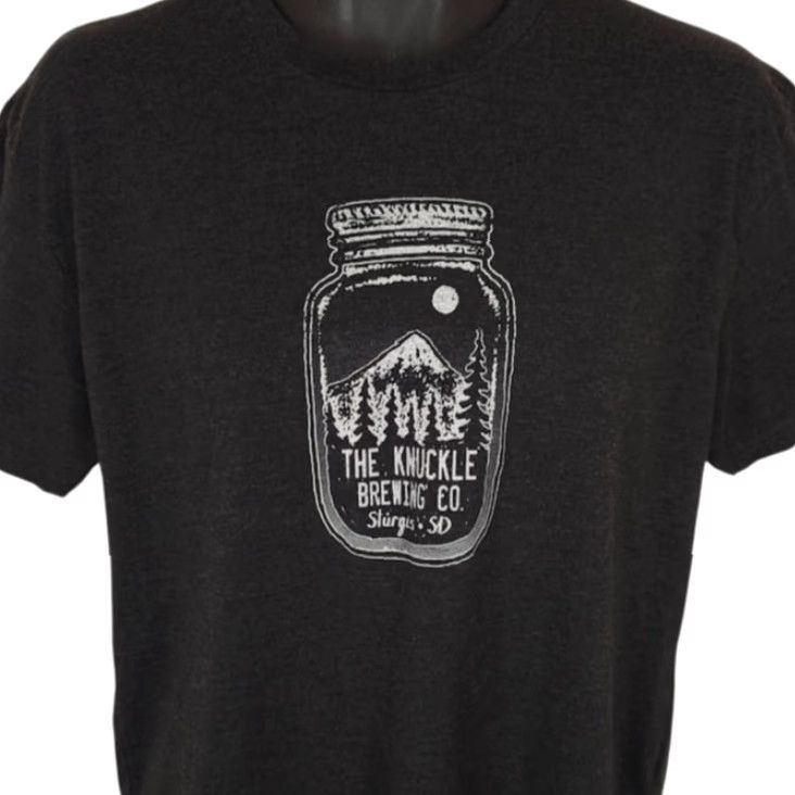 Vintage Knuckle Brewing Company T Shirt Mens Large Black Sturgis South Dakota Beer Size US L / EU 52-54 / 3 - 2 Thumbnail