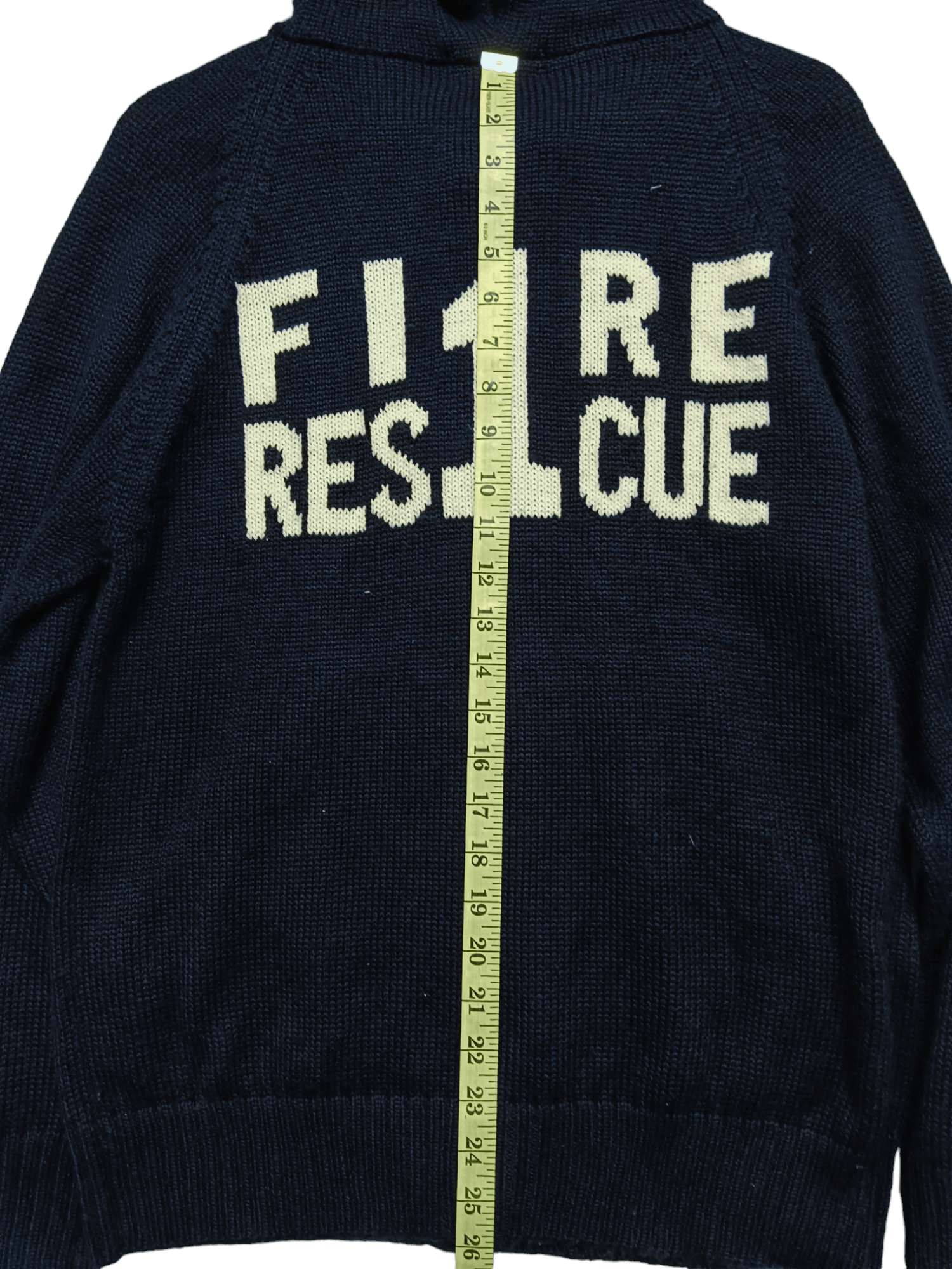 Aran Isles Knitwear 🔥Fire Fighters🔥 Knit Hoodie Size US L / EU 52-54 / 3 - 4 Thumbnail