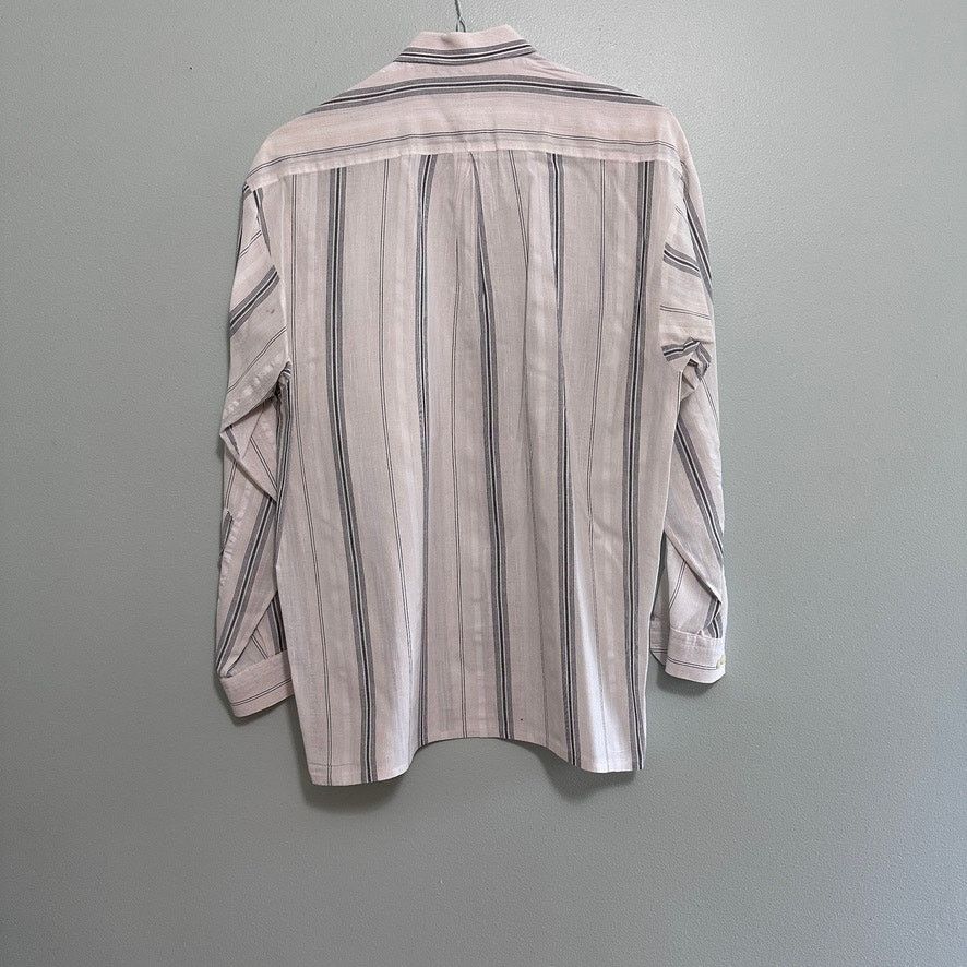 Other Daniel Sawyer Sport cream striped linen button down size M Size US M / EU 48-50 / 2 - 3 Thumbnail
