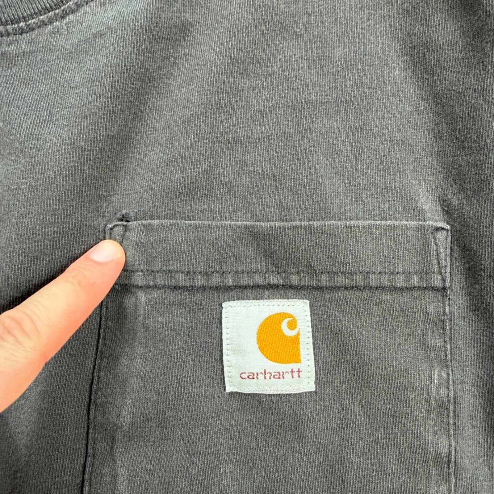 Carhartt Carhartt K87 Distressed Pocket T Shirt Men XL Tall Original Size US XL / EU 56 / 4 - 9 Thumbnail