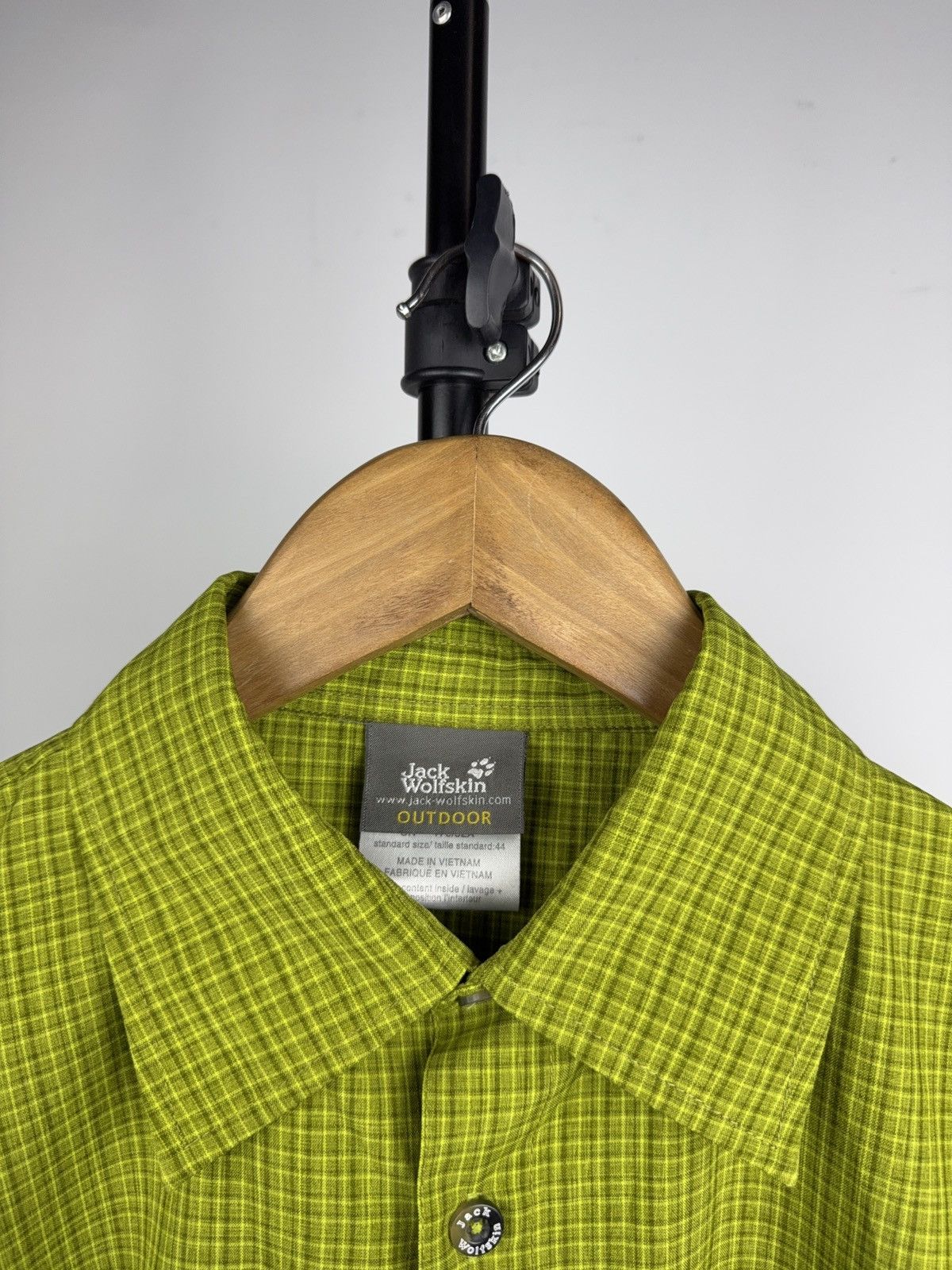 Jack Wolfskin Jack Wolfskin Outdoor Gorpcore Plaid Shirt Green Hiking Size US S / EU 44-46 / 1 - 5 Thumbnail