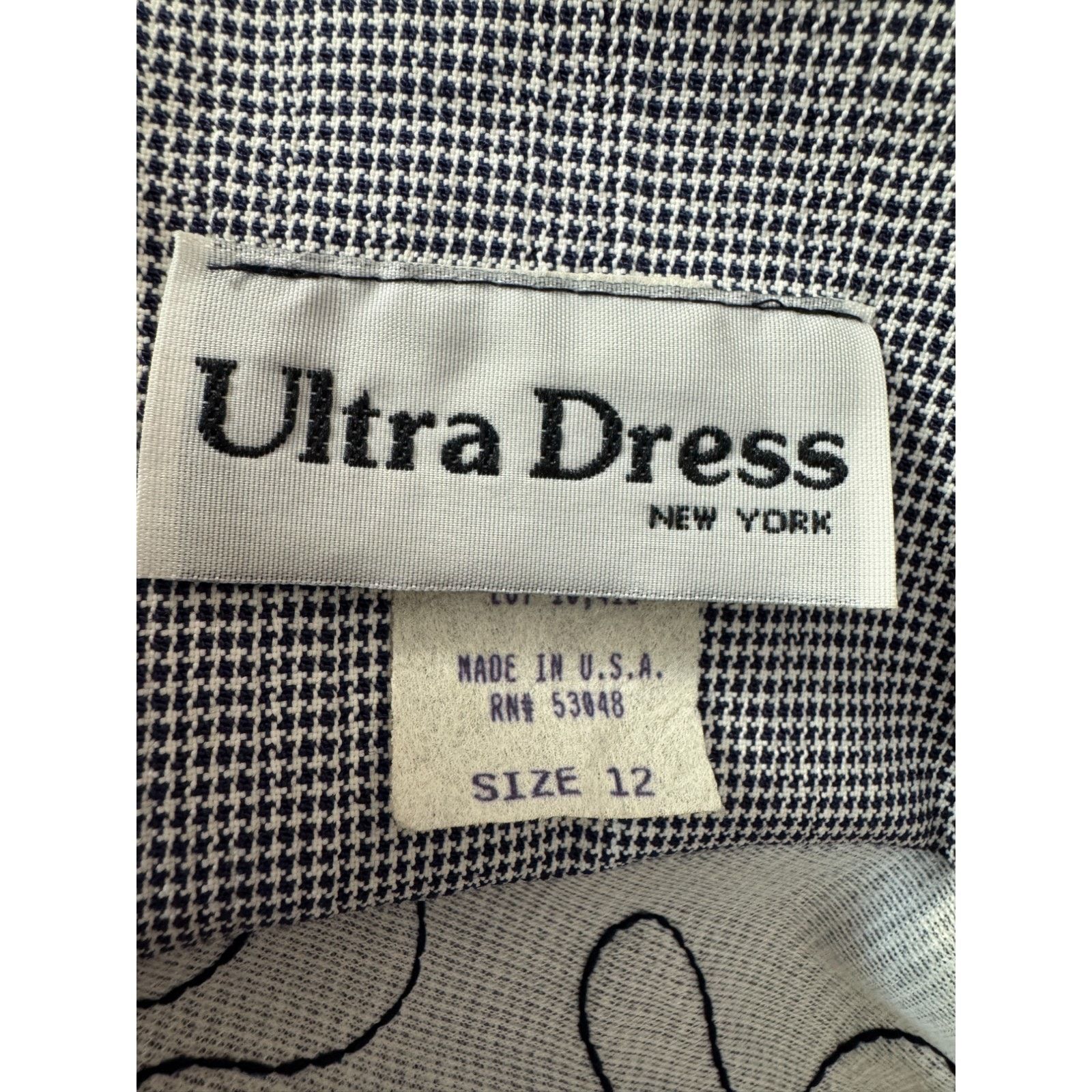 Other Ultra Dress New York Womens 12 Maxi Dress Navy White Size XL / US 12-14 / IT 48-50 - 10 Thumbnail