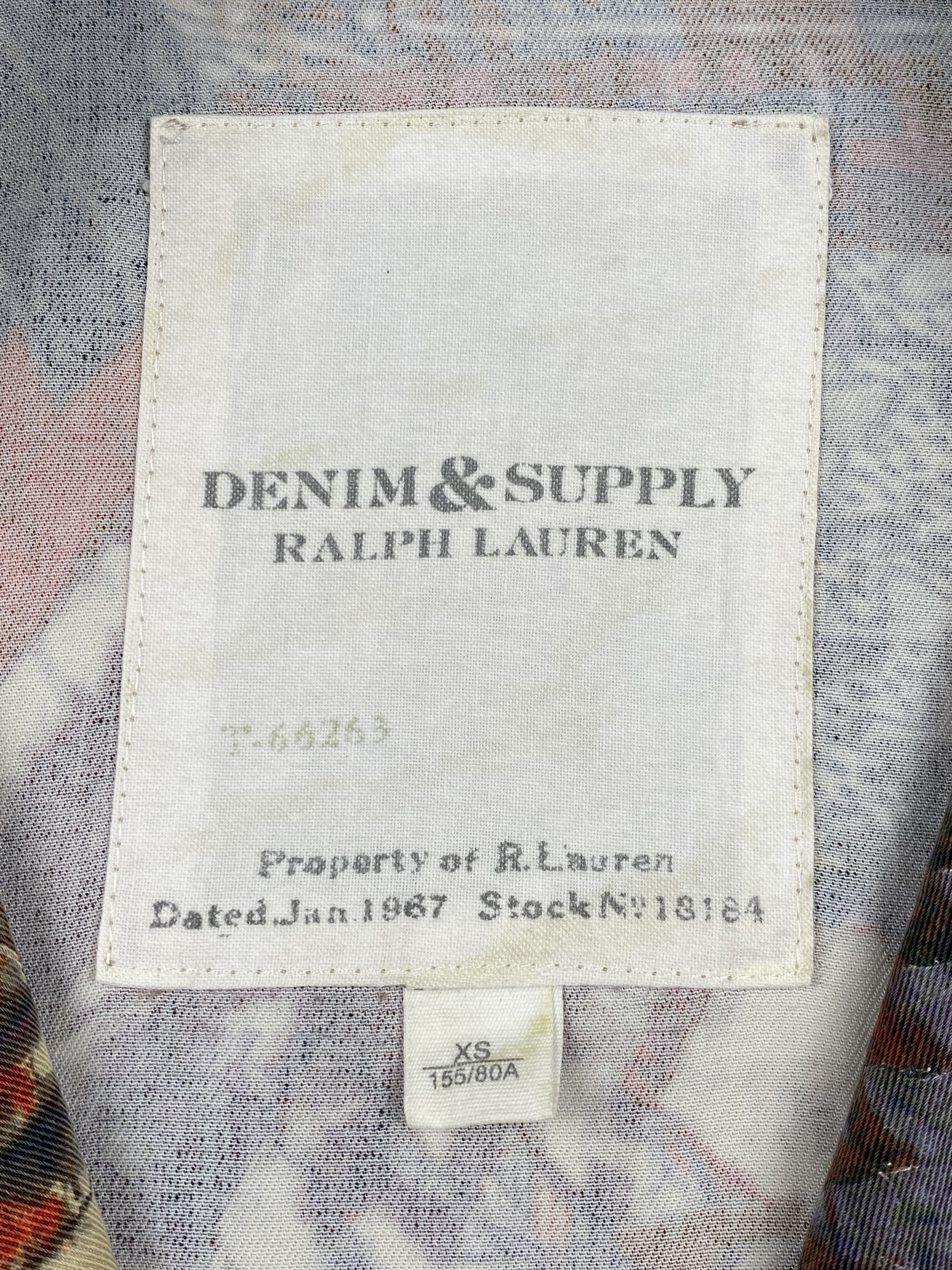 Denim & Supply Ralph Lauren Patchwork Blouson Jacket Size US XS / EU 42 / 0 - 16 Thumbnail