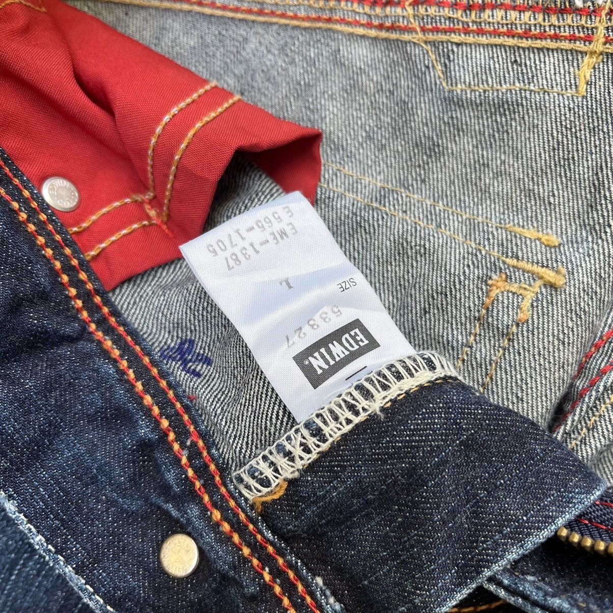 Hysteric Glamour Flare Jeans Edwin Rude Zero Distressed Denim Buckles Back Size US 30 / EU 46 - 8 Thumbnail