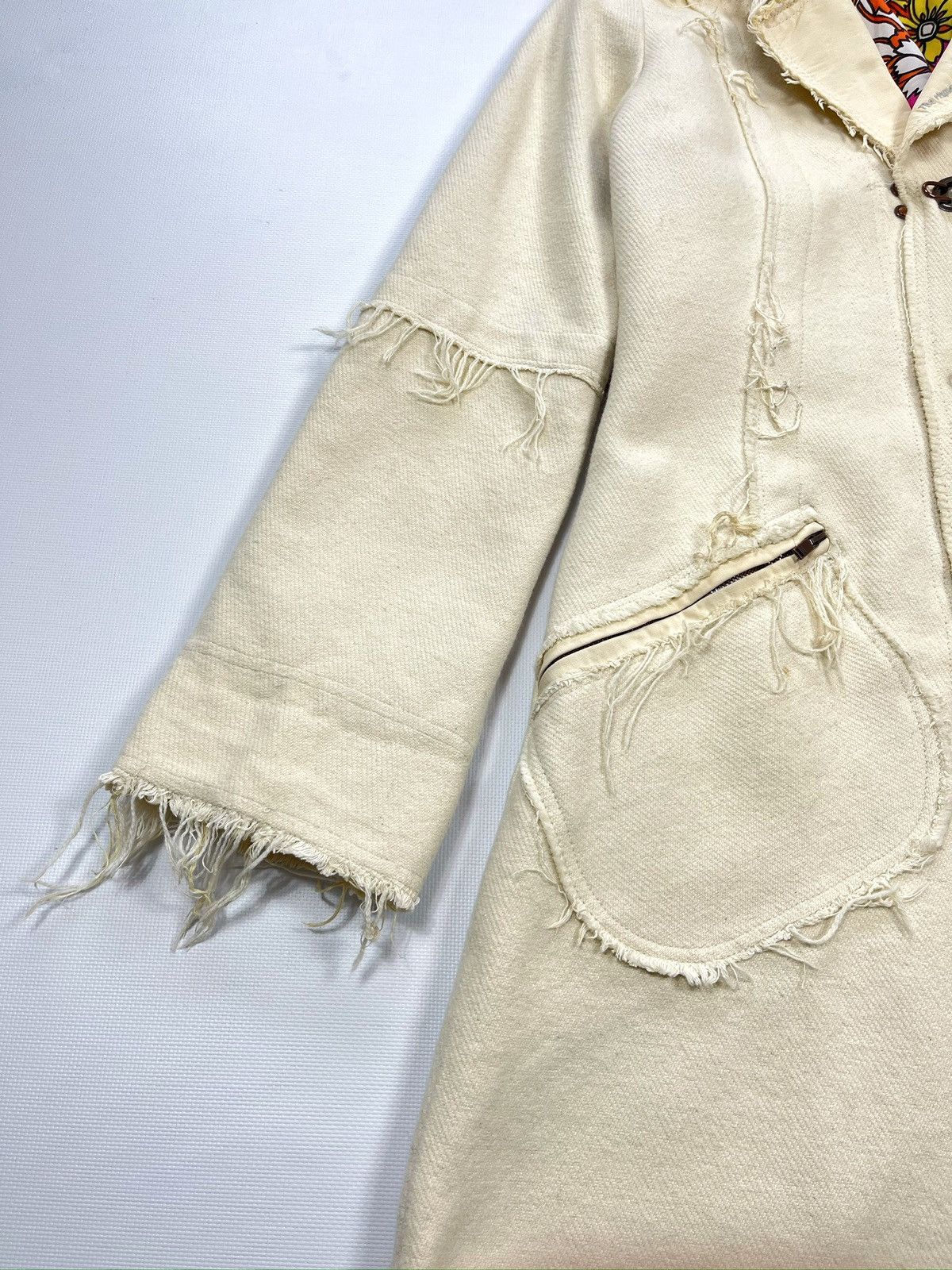 Diesel Diesel Trench Coat Denim Wool Grunge Y2K Vintage Size M Size M / US 6-8 / IT 42-44 - 7 Thumbnail