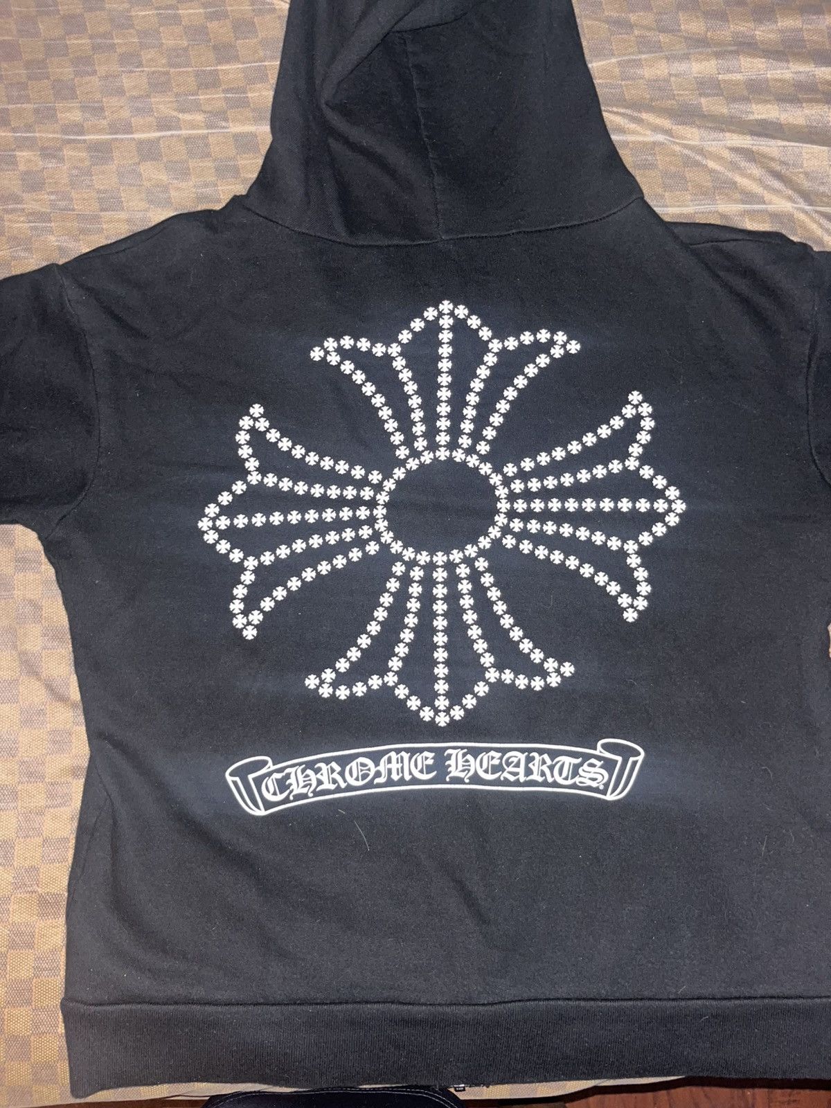 Chrome Hearts Chrome Hearts "Big Cross Plus" Silver Dagger Zip Up Hoodie Size US S / EU 44-46 / 1 - 9 Thumbnail