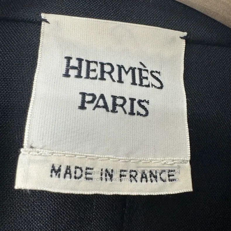 Hermes Hermes Black ladies' double-breasted short jacket Size XS / US 0-2 / IT 36-38 - 4 Thumbnail