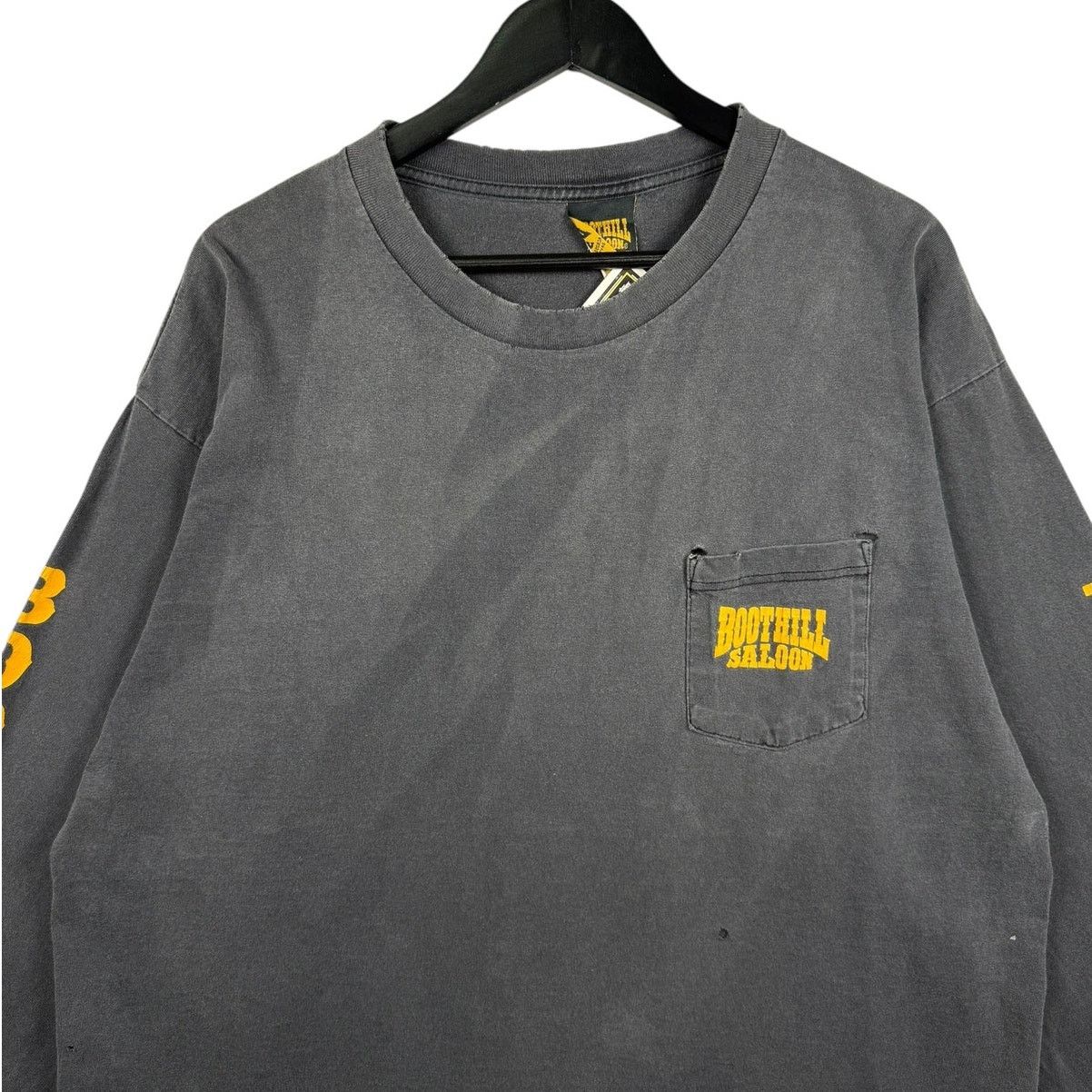 Vintage Vintage Boot Hill Saloon Pocket Eagle Long Sleeve XXL Size US XXL / EU 58 / 5 - 2 Thumbnail