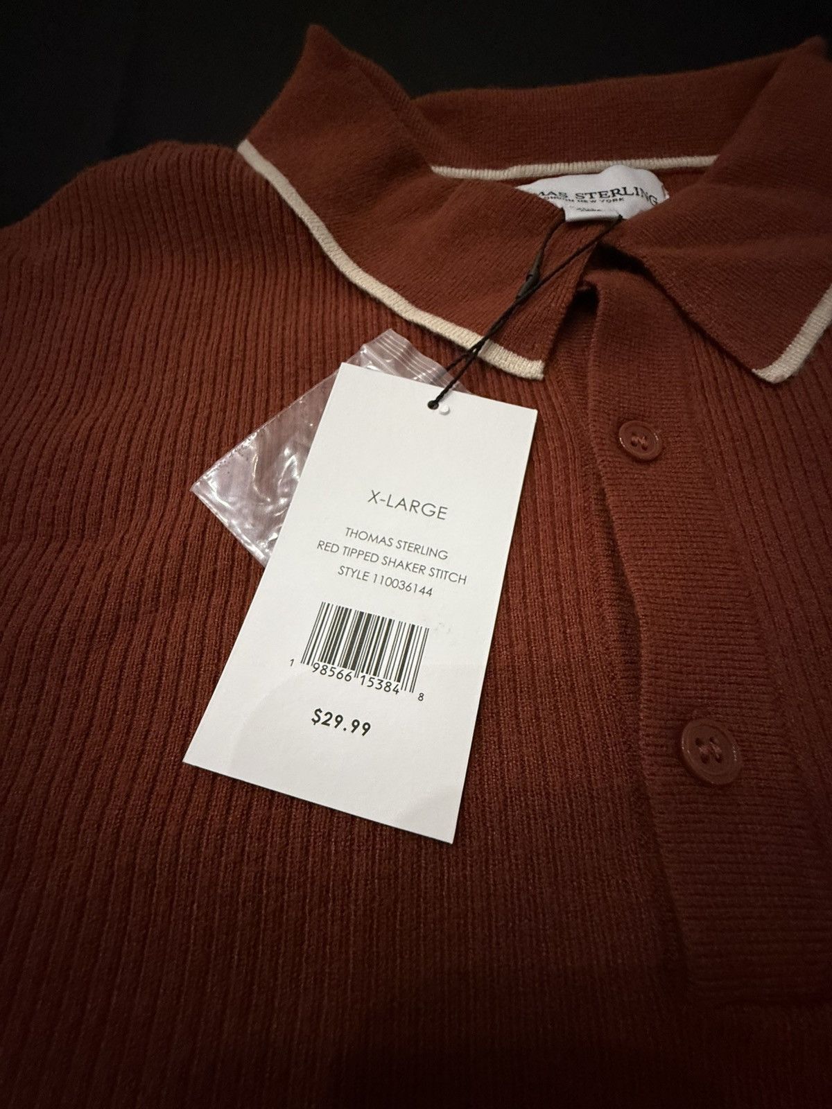 Other Brand new Thomas Sterling orange polo size XL Size US XL / EU 56 / 4 - 2 Thumbnail