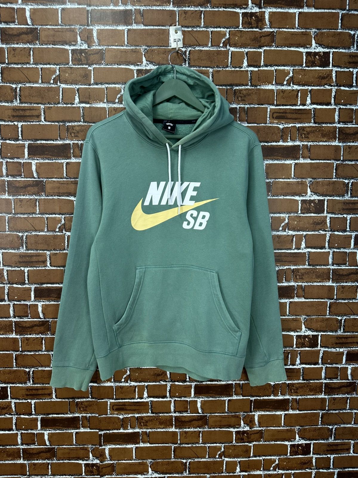 Nike Nike SB Nice Green Sunfaded Y2k Hoodie Z317 Size US L / EU 52-54 / 3 - 1 Thumbnail