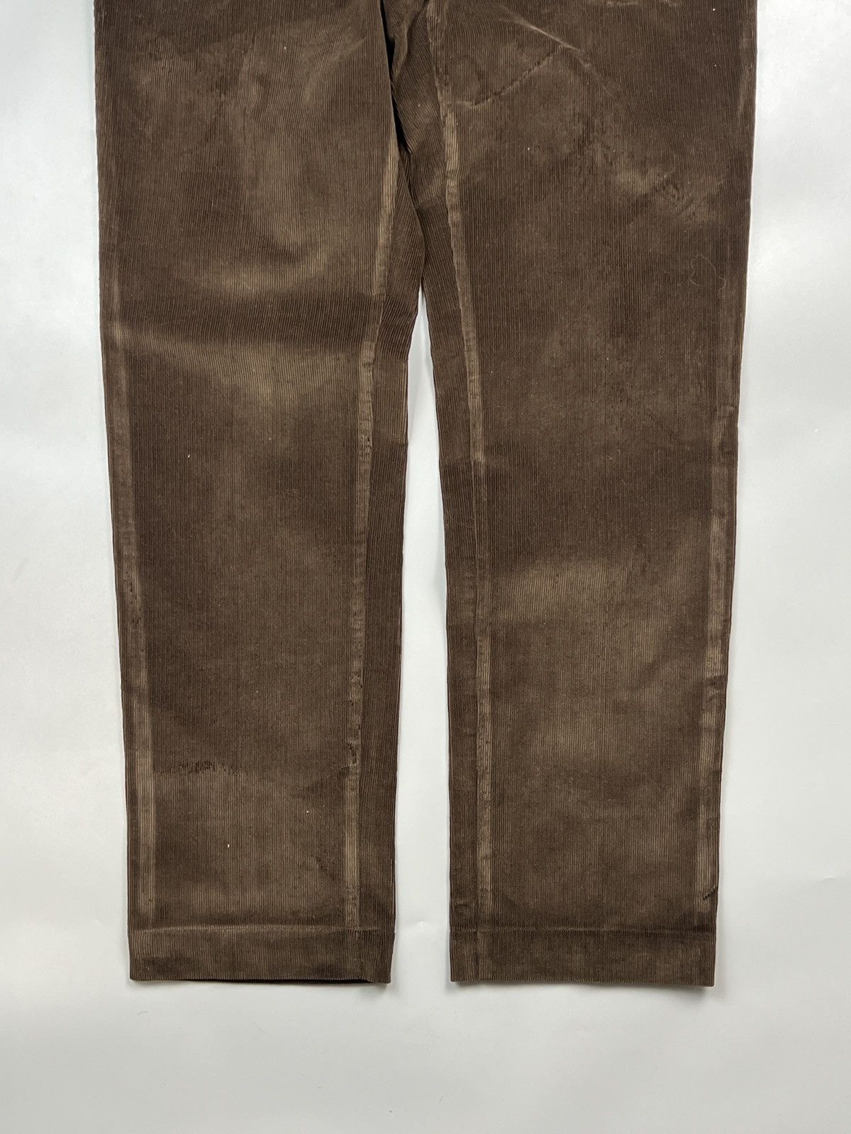 Polo Ralph Lauren NWOT Polo Ralph Lauren Brown Corduroy Trousers Pants (Y0603) Size US 36 / EU 52 - 2 Thumbnail