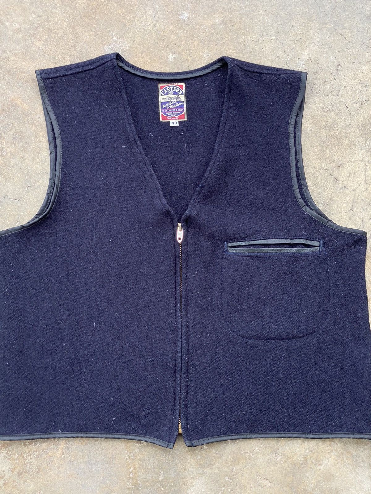 Carter's × Vintage Vintage Carters Wool Vest Jacket Size US M / EU 48-50 / 2 - 3 Thumbnail