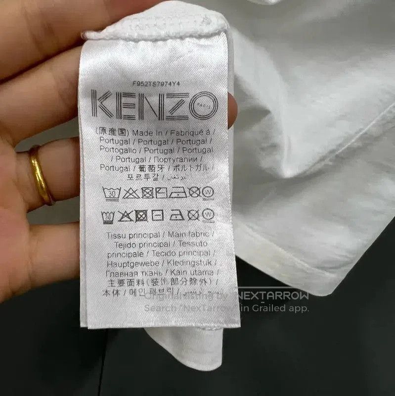 Kenzo KENZO White Cotton Logo Short Sleeve T-Shirt . Size M / US 6-8 / IT 42-44 - 3 Thumbnail