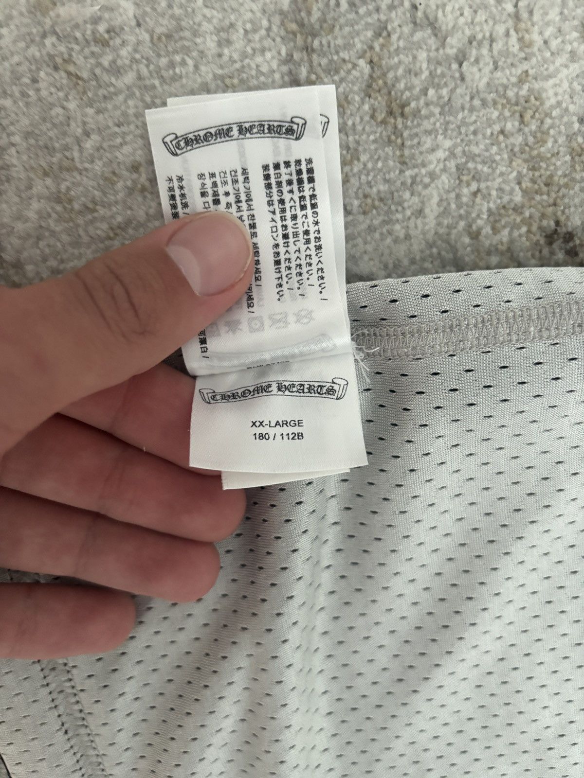 Chrome Hearts Black and grey reversible chrome heart jersey Size US XXL / EU 58 / 5 - 5 Thumbnail