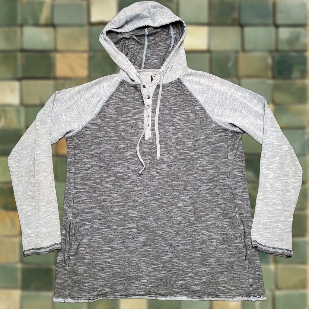 Vintage Fox Hoodie Shirt Womens Large Gray Hooded Lightweight Skate Outdoor Pullover Size L / US 10 / IT 46 - 1 Thumbnail