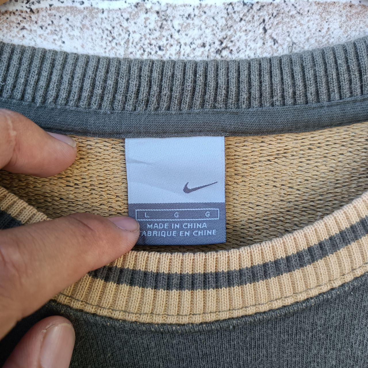 Nike × Vintage Vintage Y2K Nike Plain Sweatshirt Size US L / EU 52-54 / 3 - 5 Thumbnail