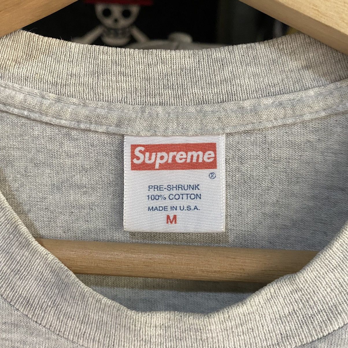 Supreme 2003 Supreme Charlie Chaplin Tee Grey M Size US M / EU 48-50 / 2 - 12 Thumbnail