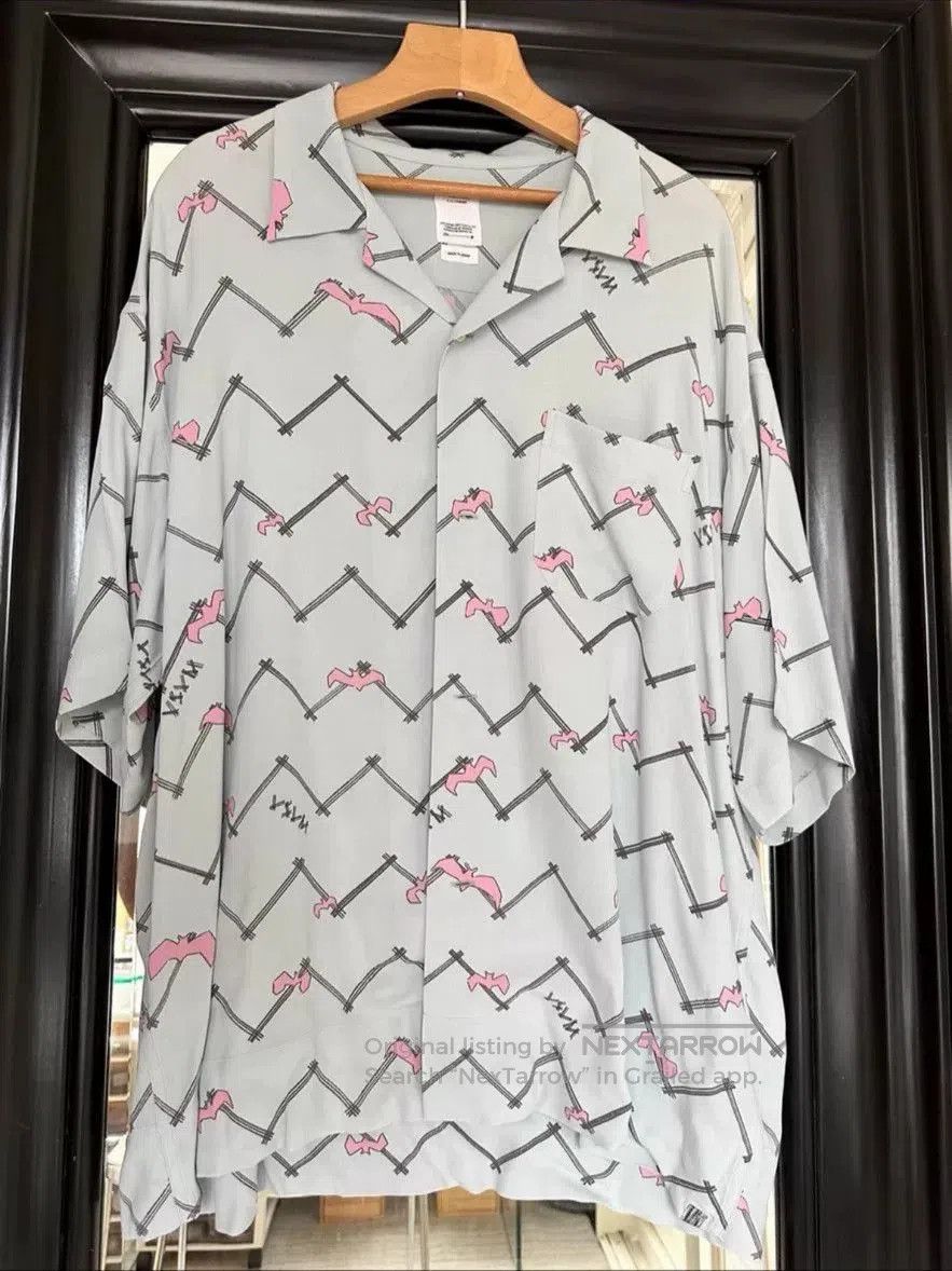 Visvim Visvim Copa S/S Bat Print Shirt. Size US XXL / EU 58 / 5 - 1 Thumbnail